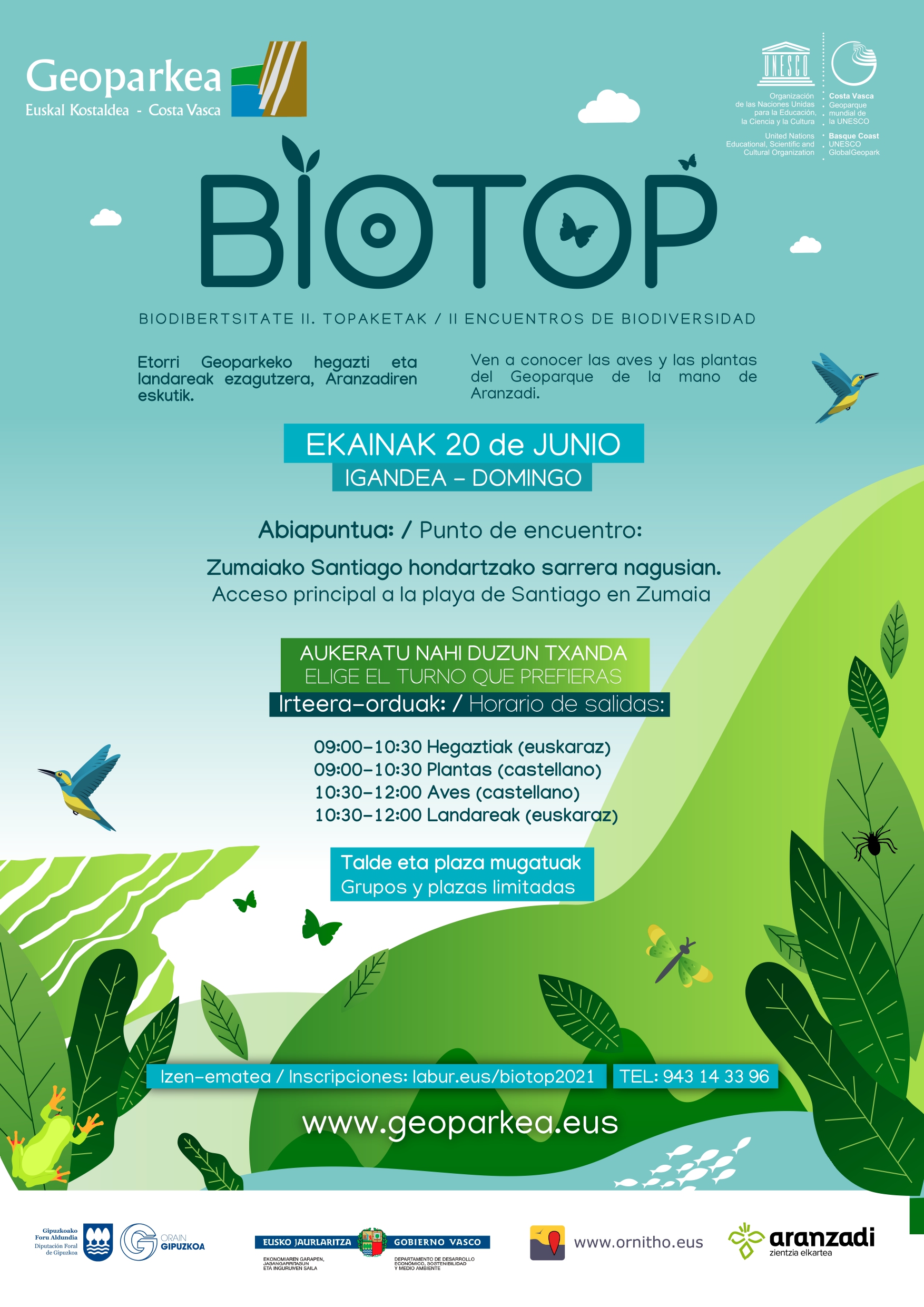 El Geoparke organiza el próximo domingo día 20, BIOTOP, un encuentro para conocer la biodiversidad de la playa de Santiago — Zumaia