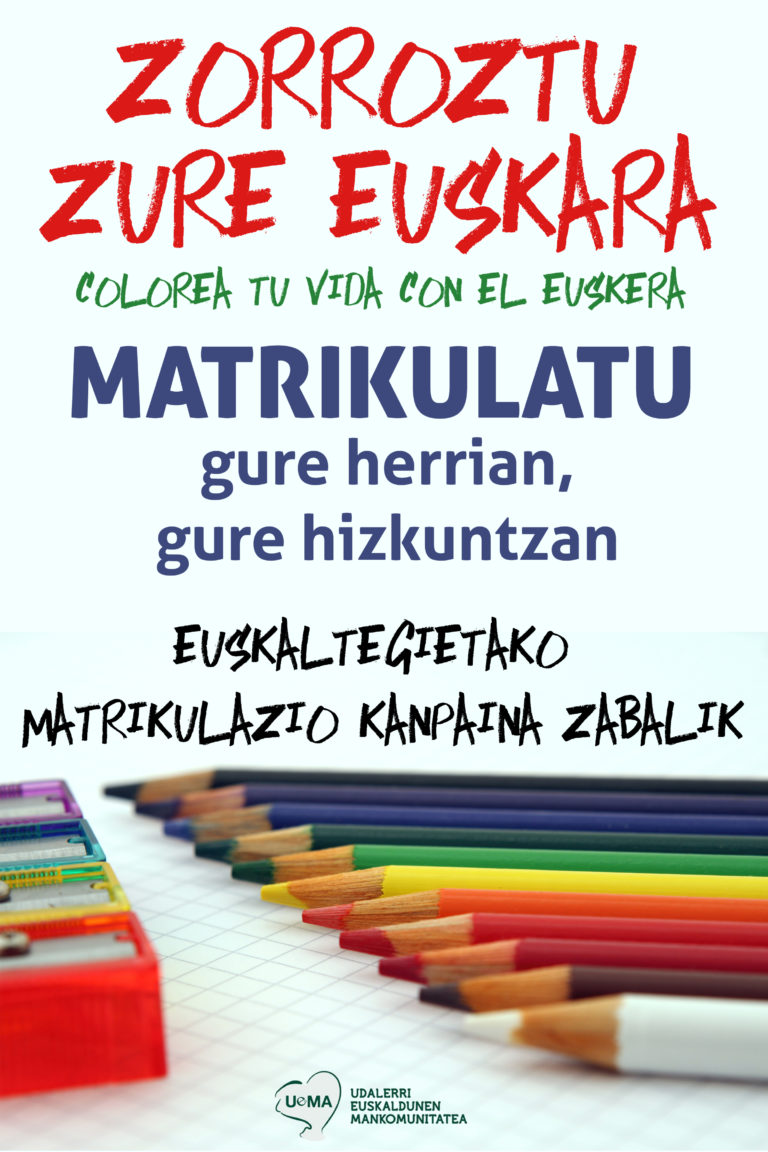 Abierto el plazo de inscripción en el euskaltegi — Zumaia
