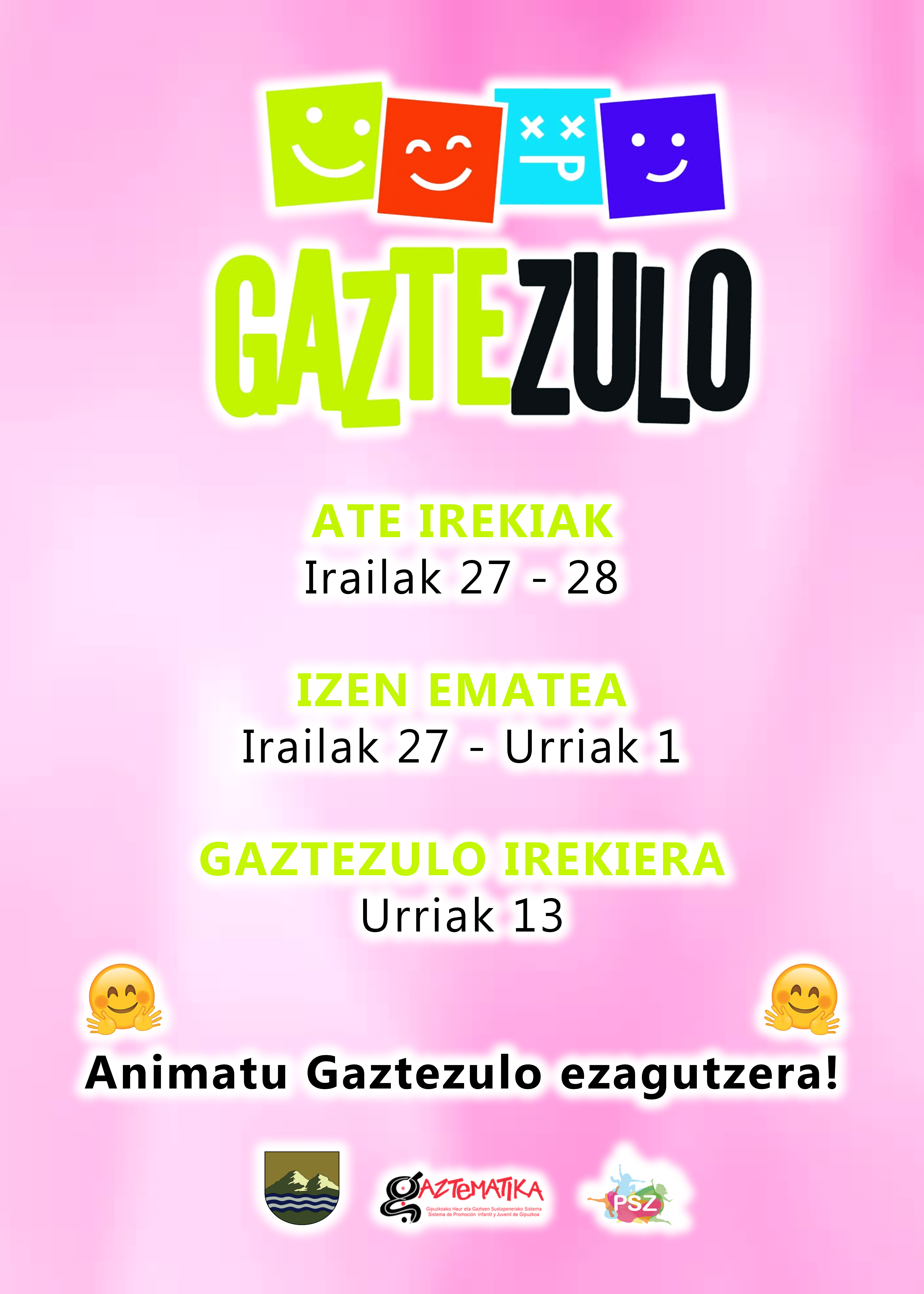 Gaur zabaldu dute Gaztezulon izena emateko epea - Noticias