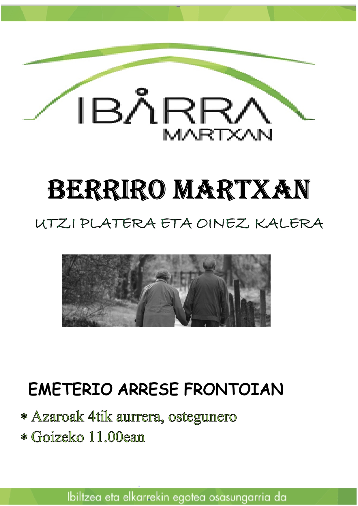 Abian da berriro 'Ibarra martxan' egitasmoa - Noticias