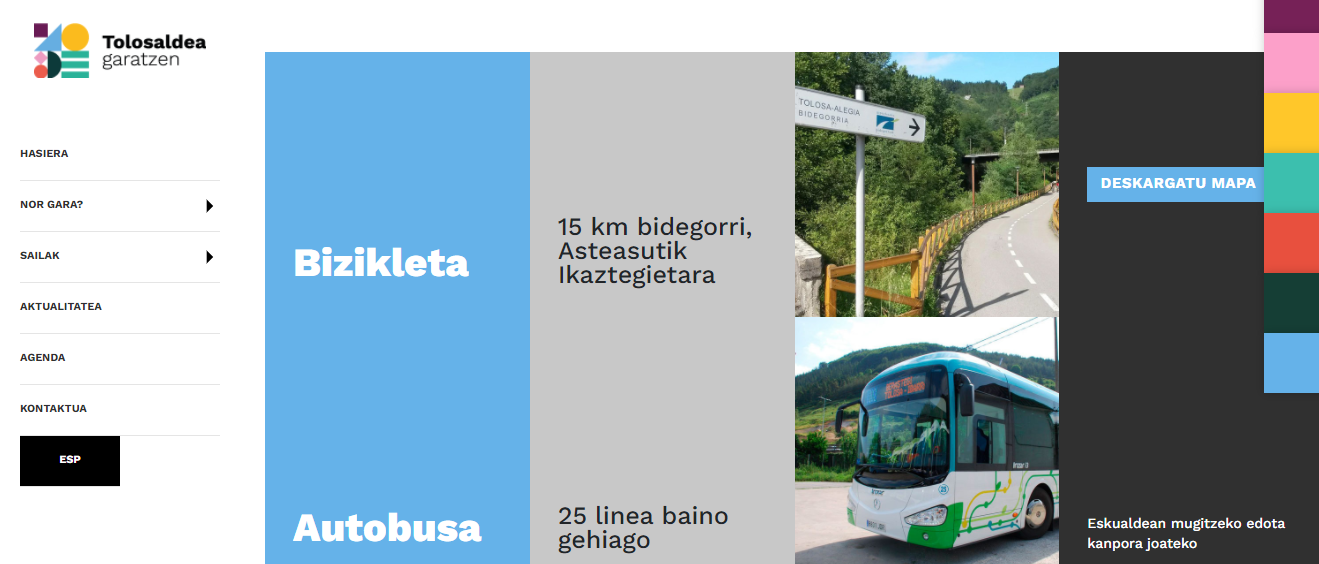 Garraio publikoari buruzko informazioa eguneratu du Tolosaldea Garatzenek - Noticias