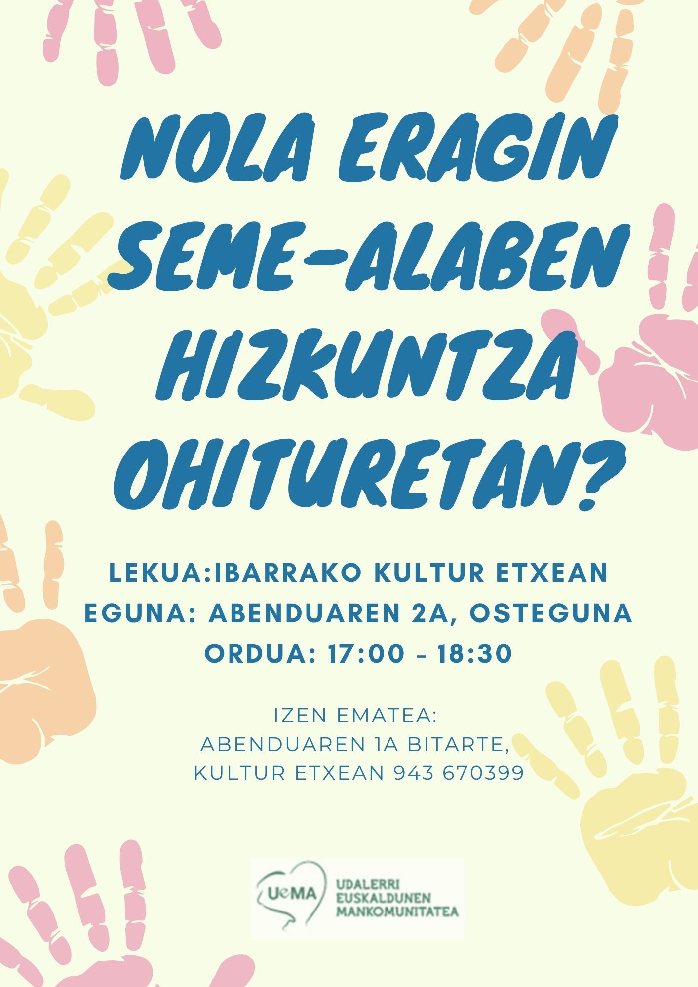 Hizkuntza-ohiturei buruzko hitzaldia, datorren ostegunean - Noticias