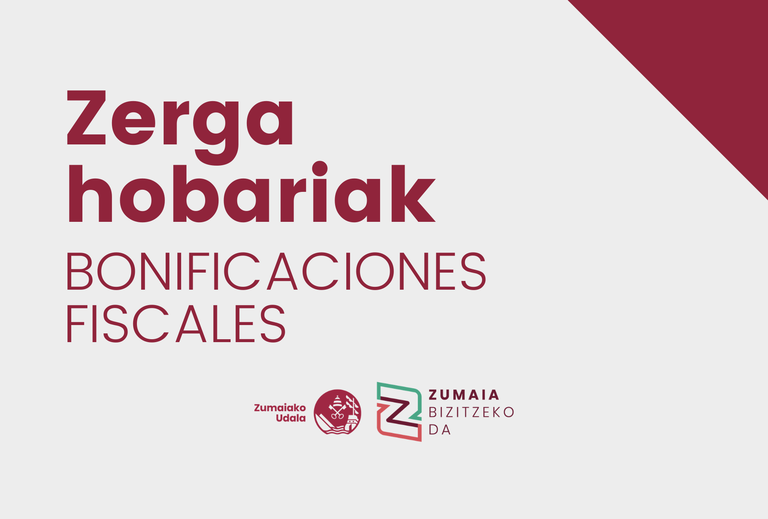 Abierto el plazo para solicitar bonificaciones de impuestos municipales — Zumaia