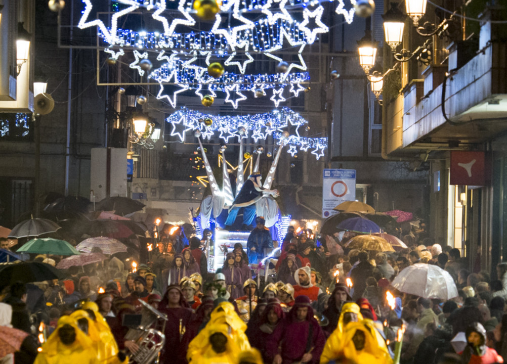 Cabalgata de los Reyes Magos el 5 de enero — Zumaia