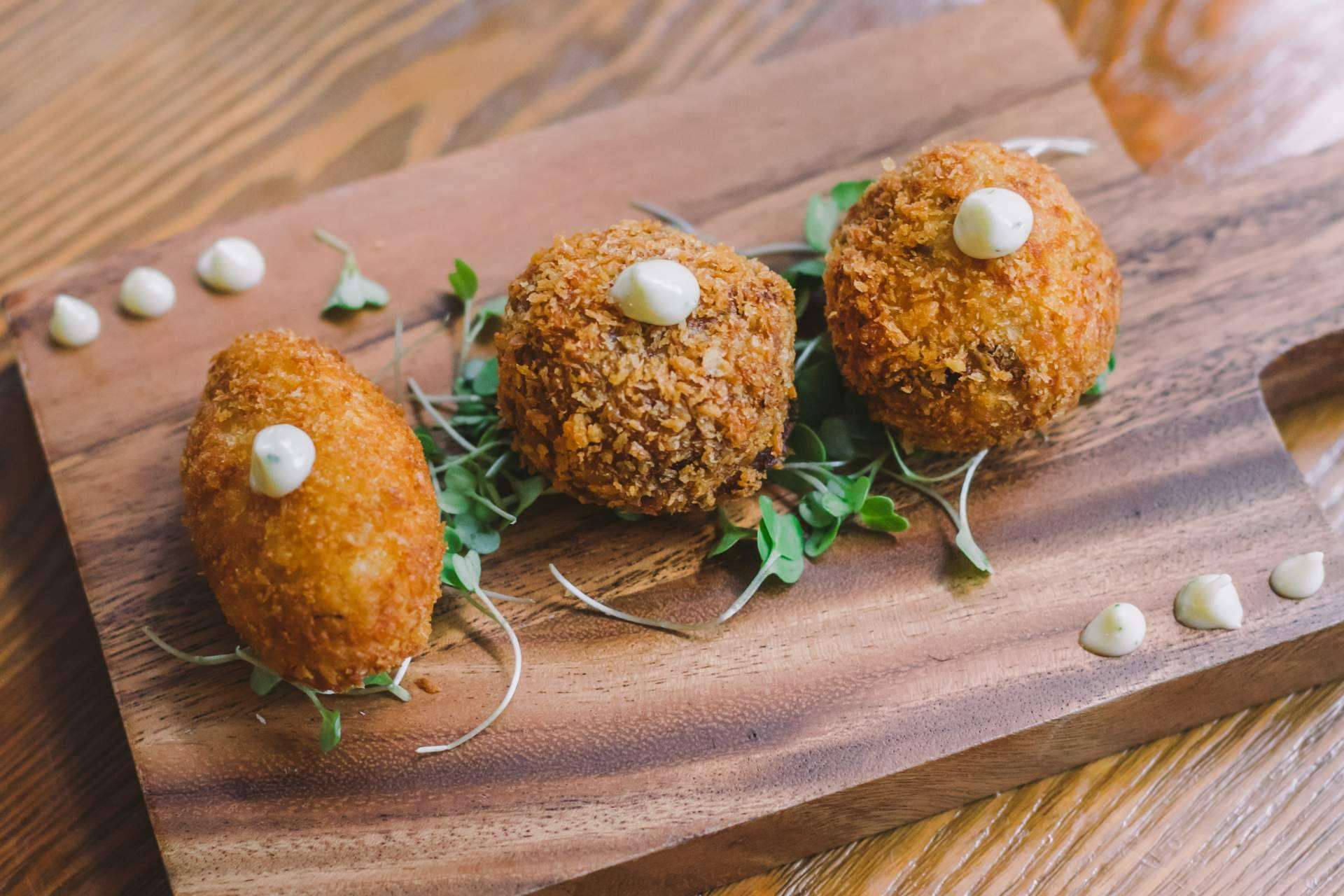 Las deliciosas croquetas caseras del restaurante barcelonés Vic Brasería