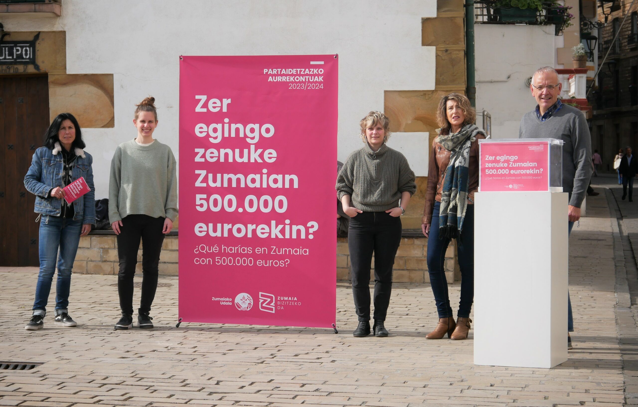 '¿Qué harías en Zumaia con 500.000 euros?' — Zumaia