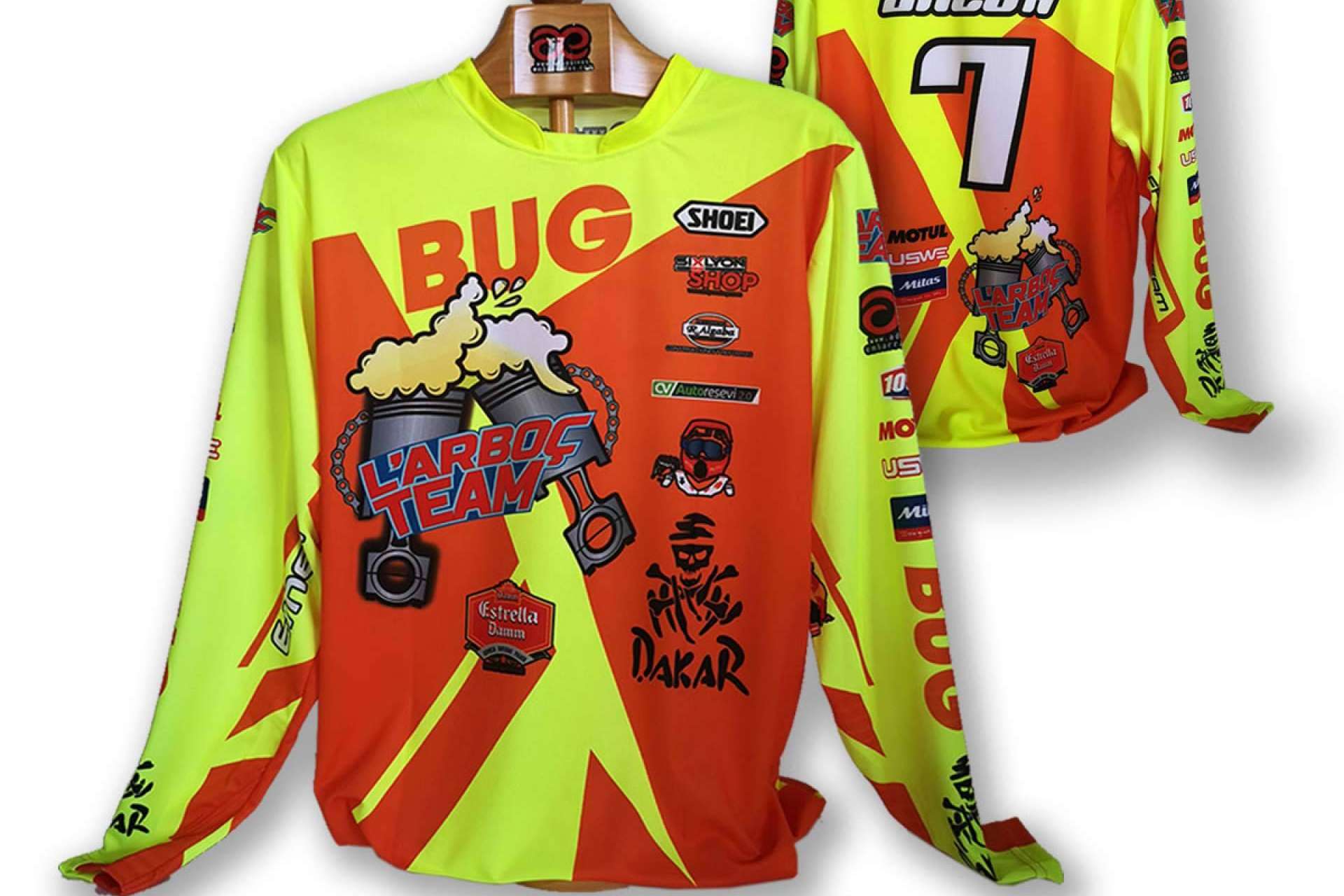 ADHESIVOSEMBARRADOS ofrece camisetas para motocross personalizadas