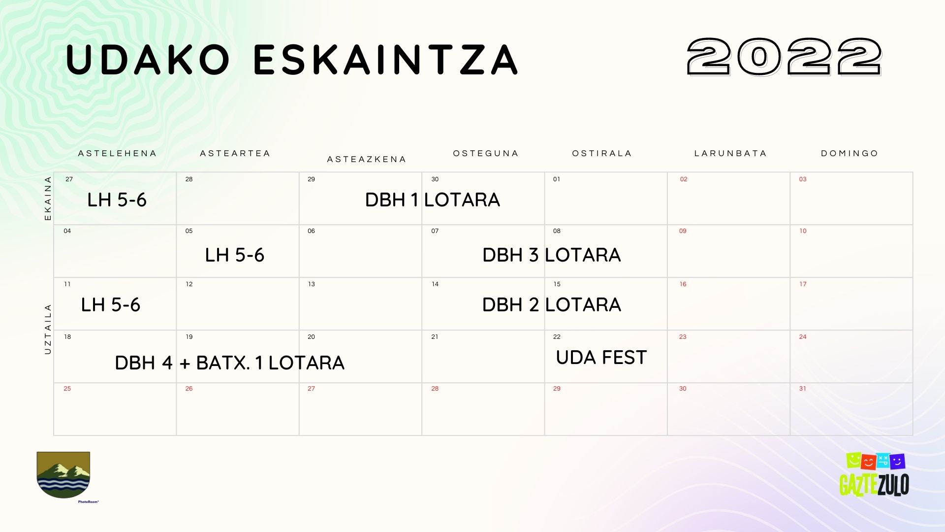 Abierto el plazo de inscripción para la oferta de verano de Gaztezulo - Noticias
