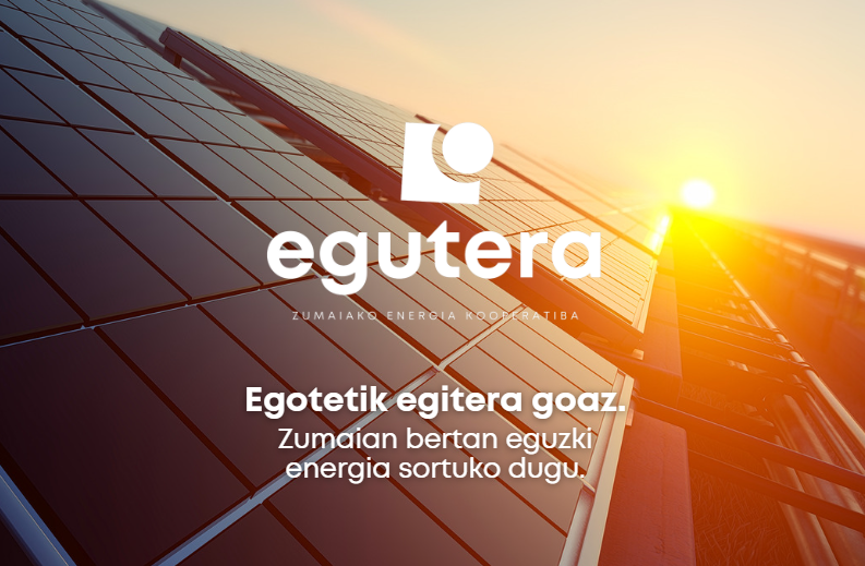 La presentación de la cooperativa de energía Egunera tendrá lugar esta tarde — Ayuntamiento de Zumaia