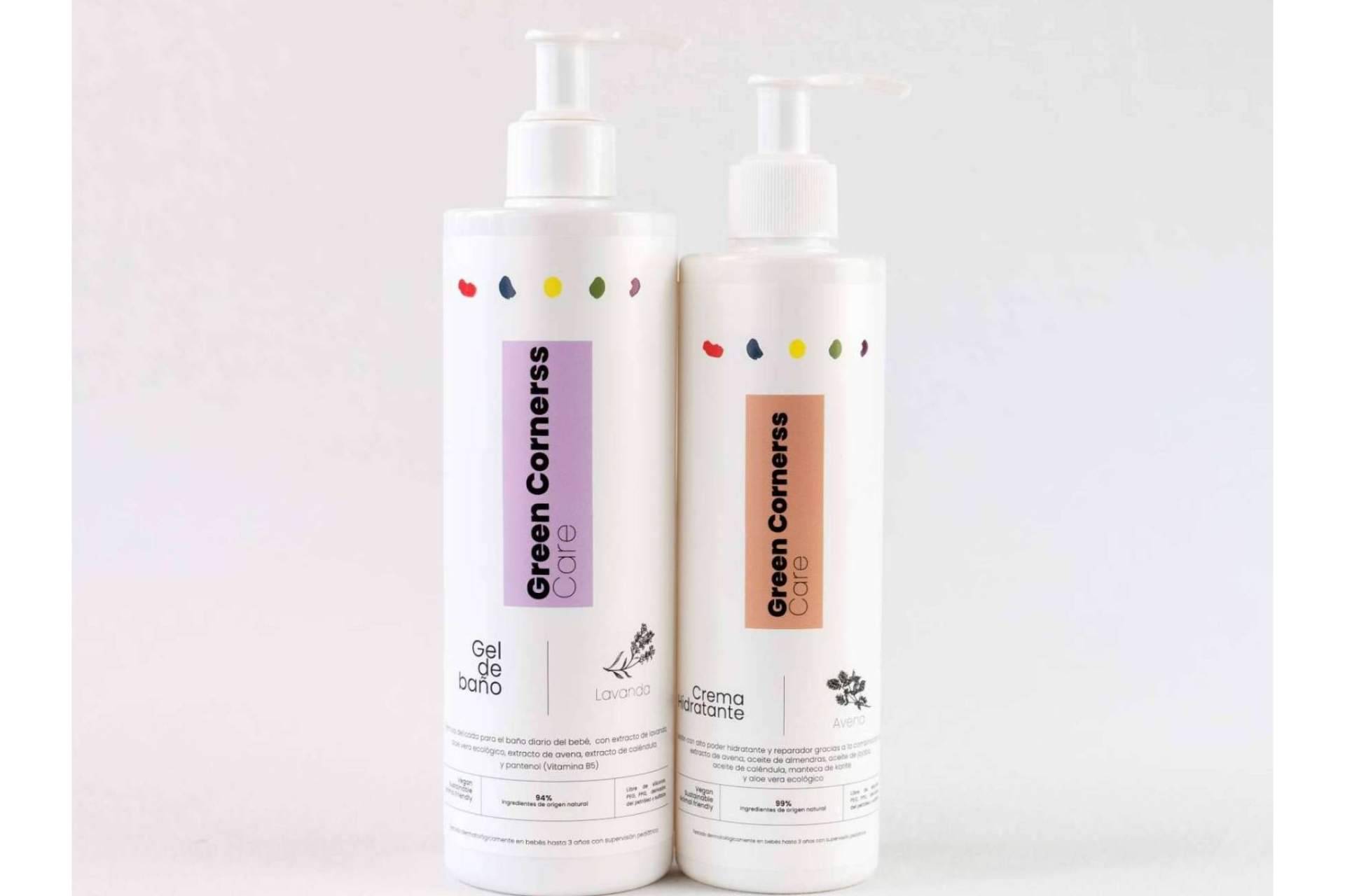 El antes y después de utilizar la crema hidratante de Green Cornerss en pieles atópicas