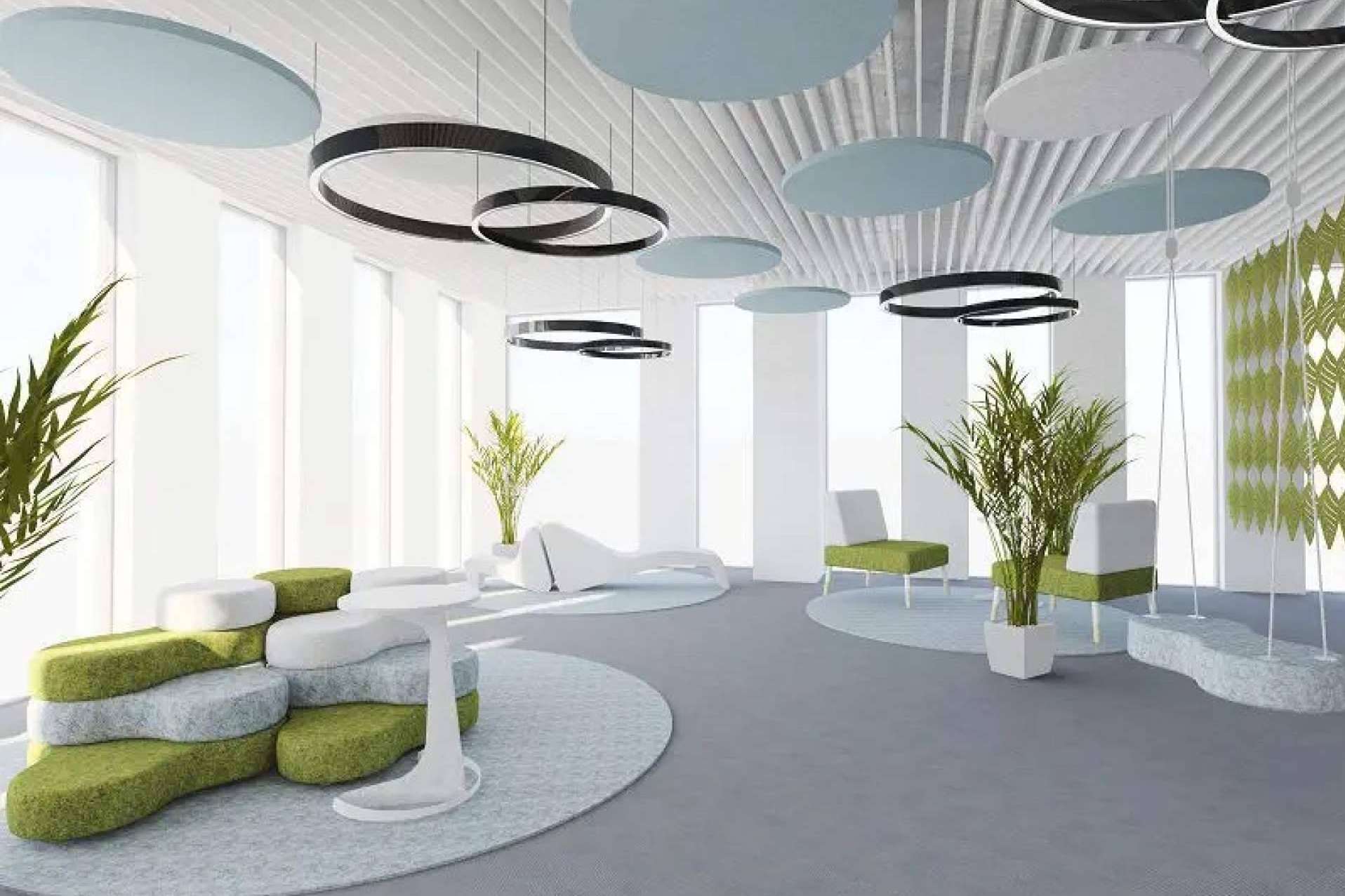 Salas de ocio en oficinas para hacer más ameno el día a día de los trabajadores, con Office Deco