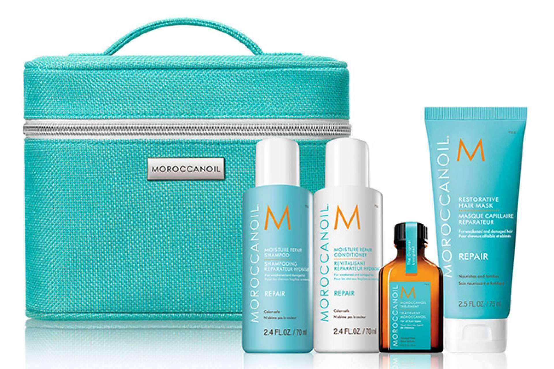 Nuevos neceseres de viaje Moroccanoil disponibles en Llarcó