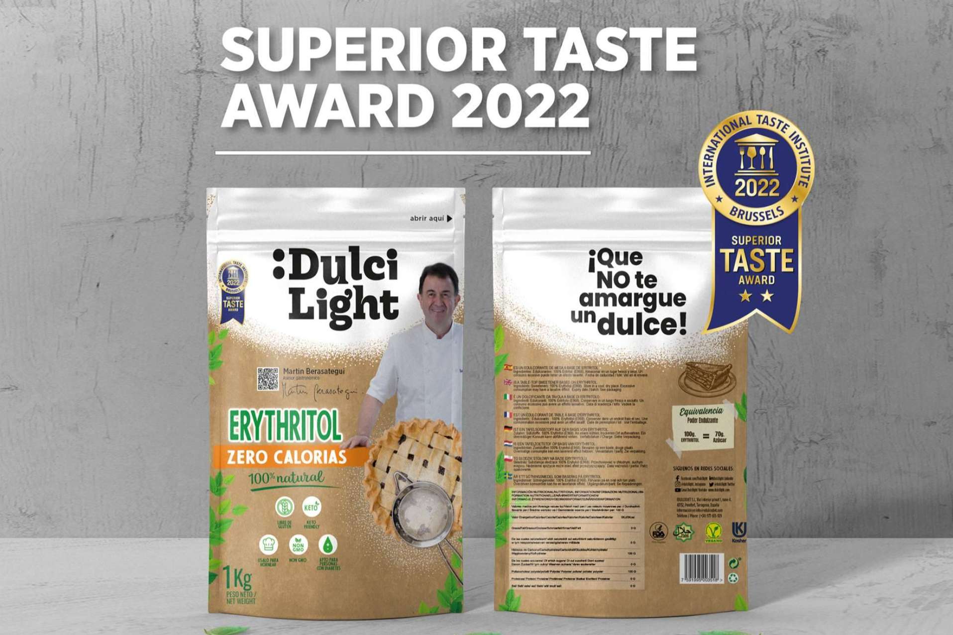 El premio International Taste Award ha sido otorgado a los edulcorantes Dulcilight