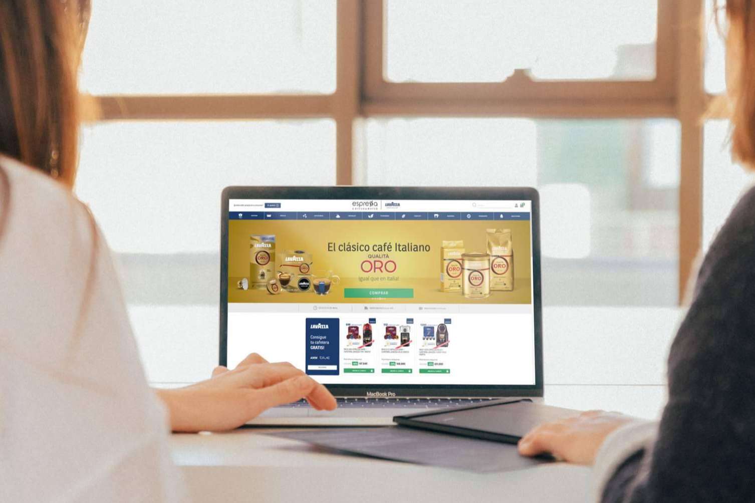 La tienda online de café Lavazza, Espressa Coffee and Water