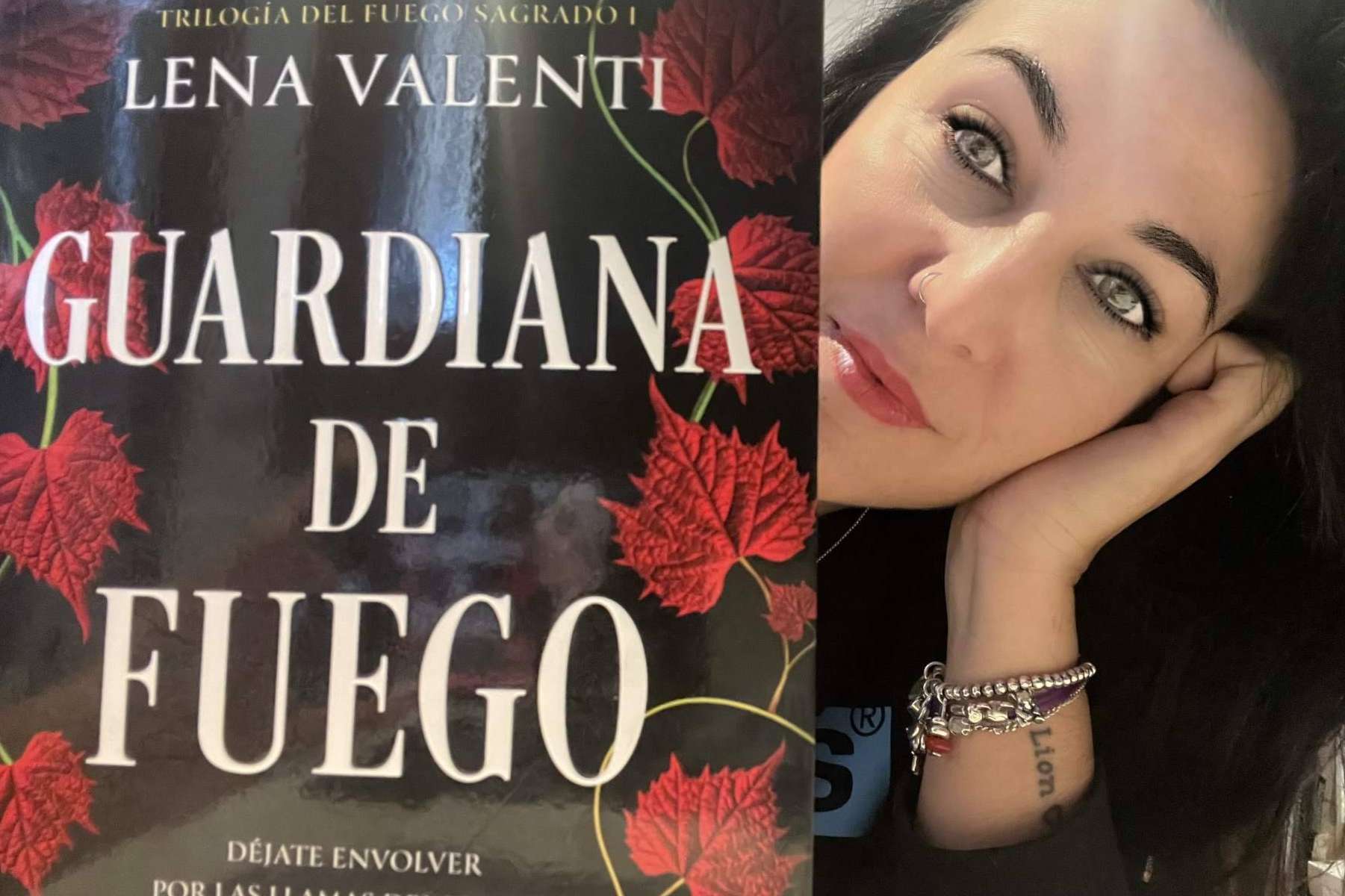La escritora bestseller badalonense, Lena Valenti, presenta su sorprendente trilogía del 'Fuego Sagrado'