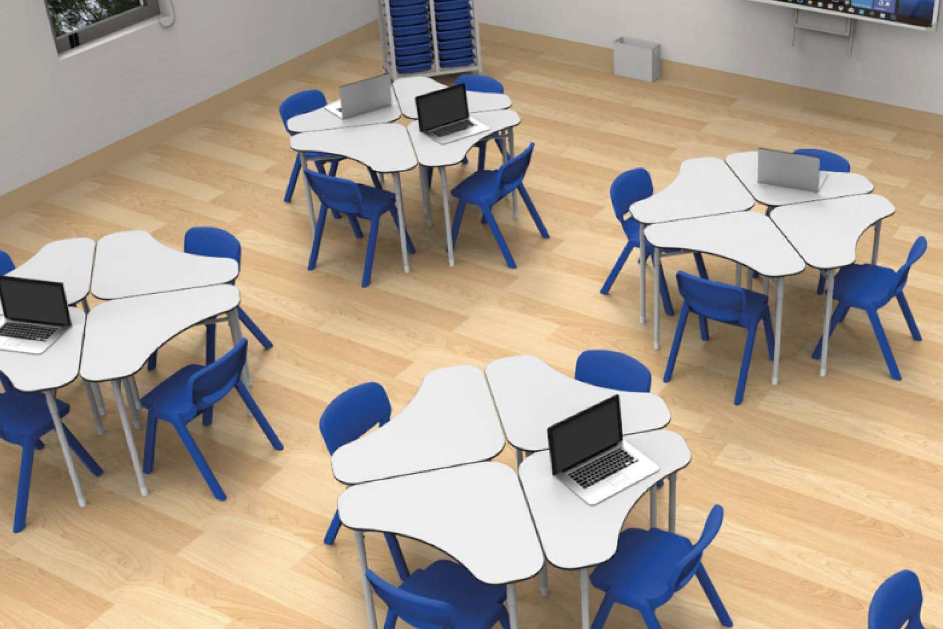 OfficeDeco, la tienda que ofrece mobiliario escolar, salas de formación y comunicación visual, tanto para empresa como centros de educación