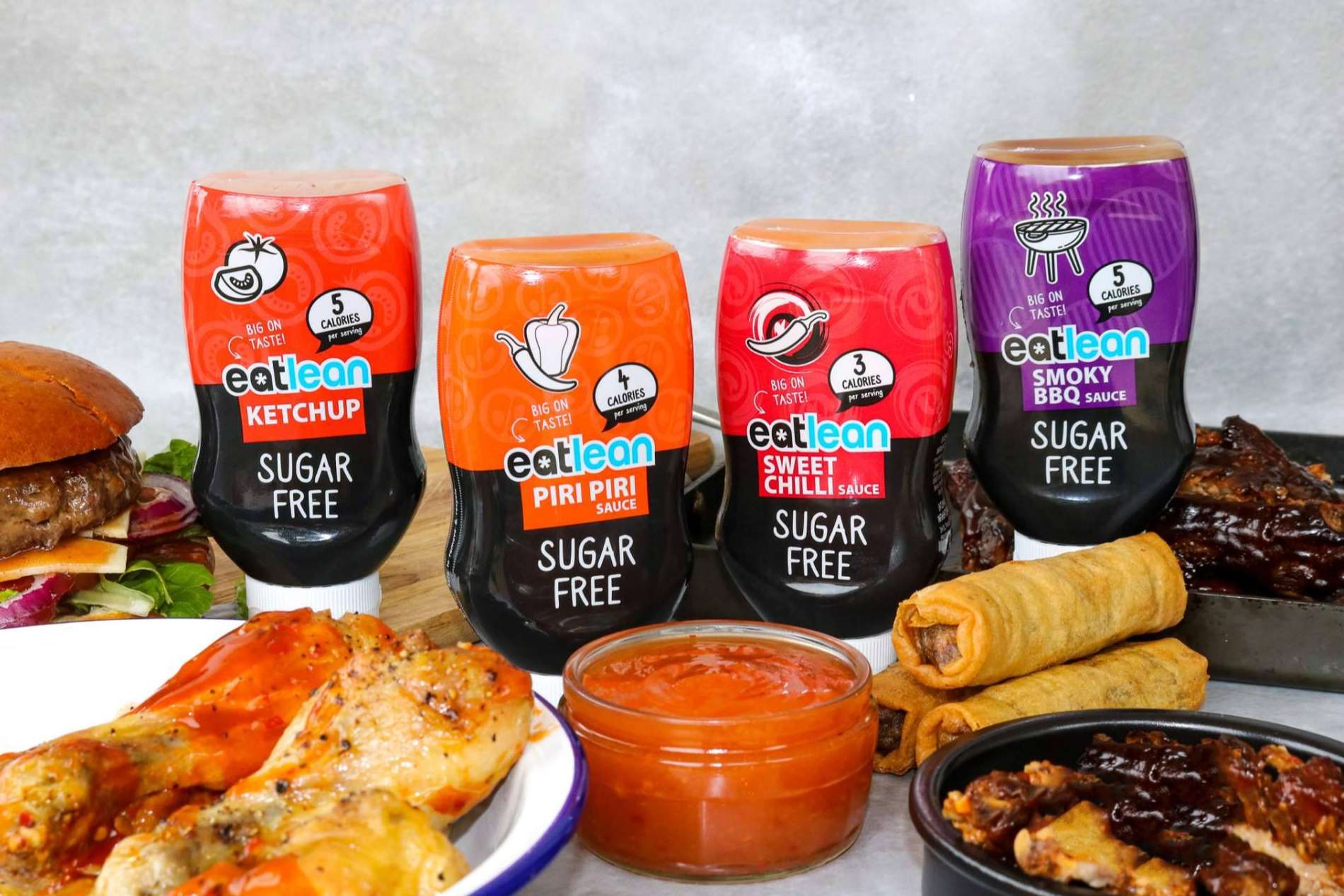 Eatlean ofrece salsas sin azúcar y bajas en calorías