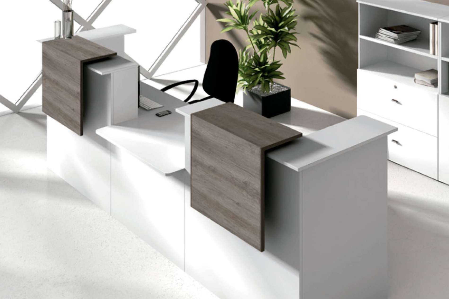 Mobiliario para recepción con el amplio catálogo de OfficeDeco