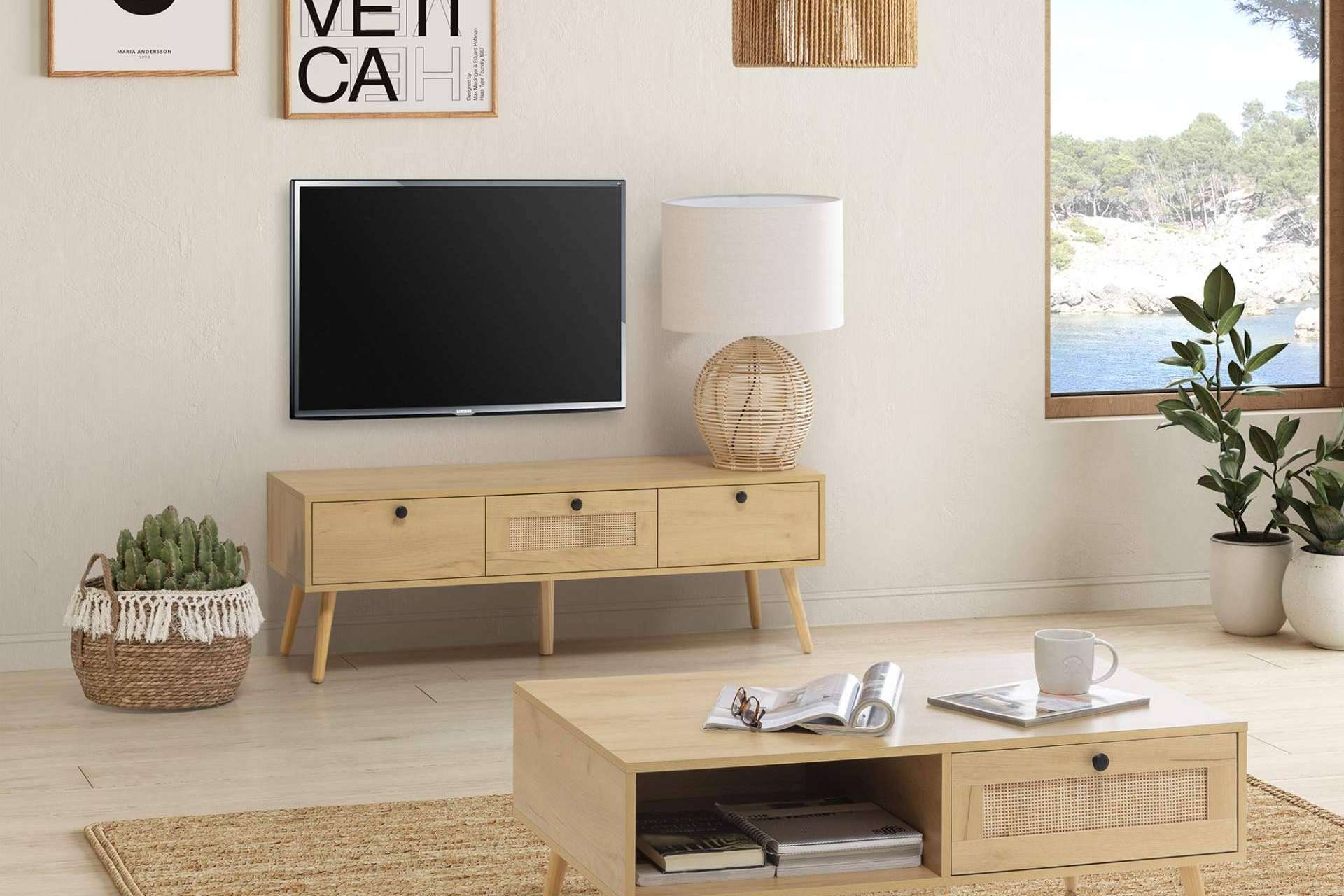 El mueble para televisión estético a la par que funcional