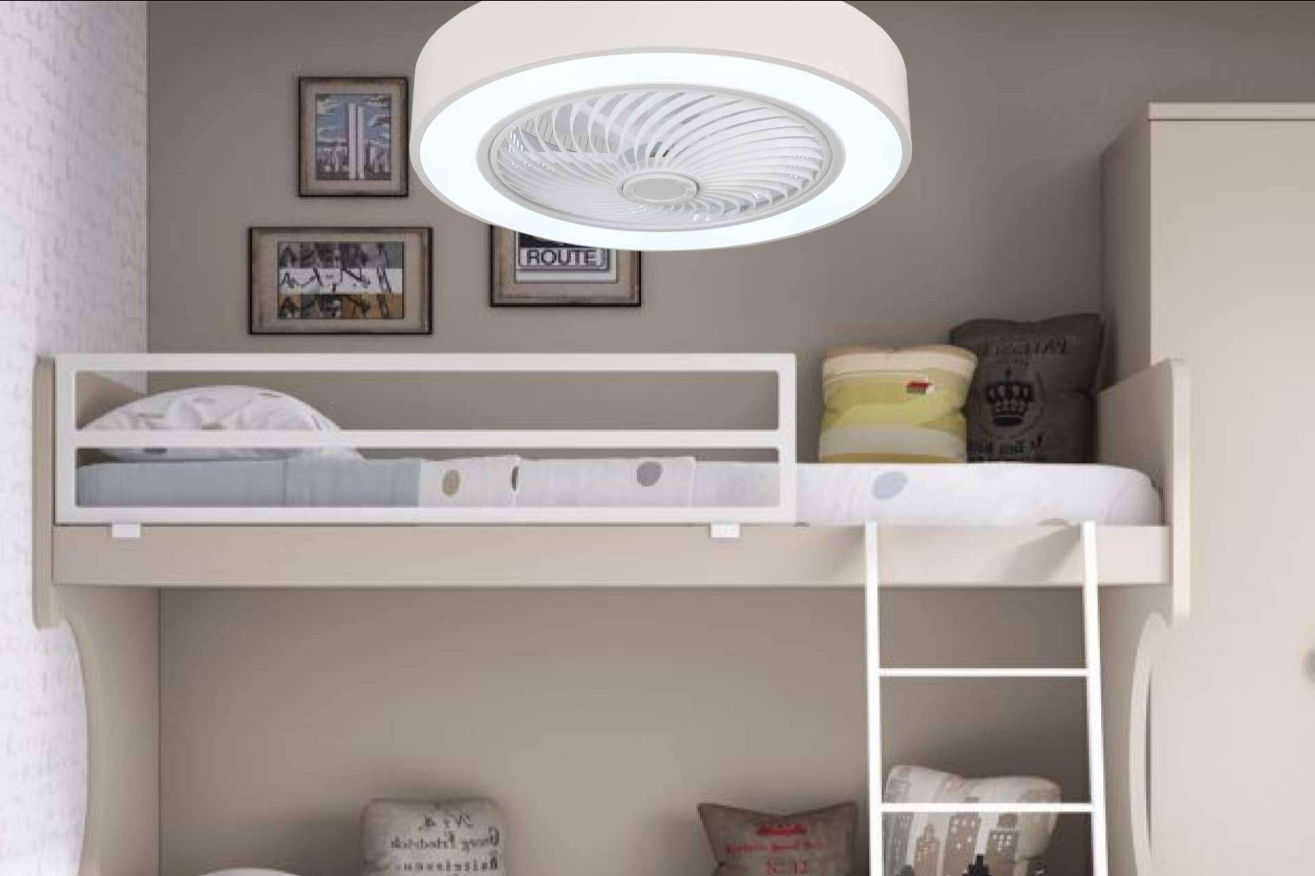 Ambientes frescos, sin ruidos y eficientes, con ventiladores de techo con motor DC de Bastilipo