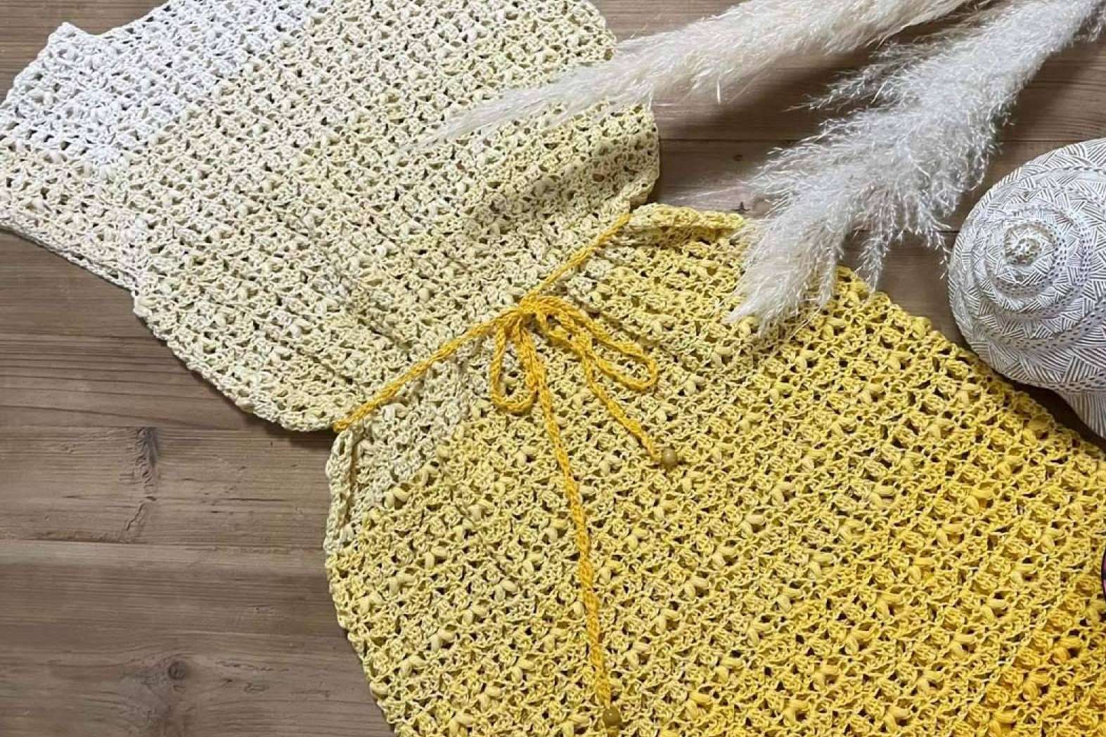 El vestido de crochet siempre es tendencia en verano