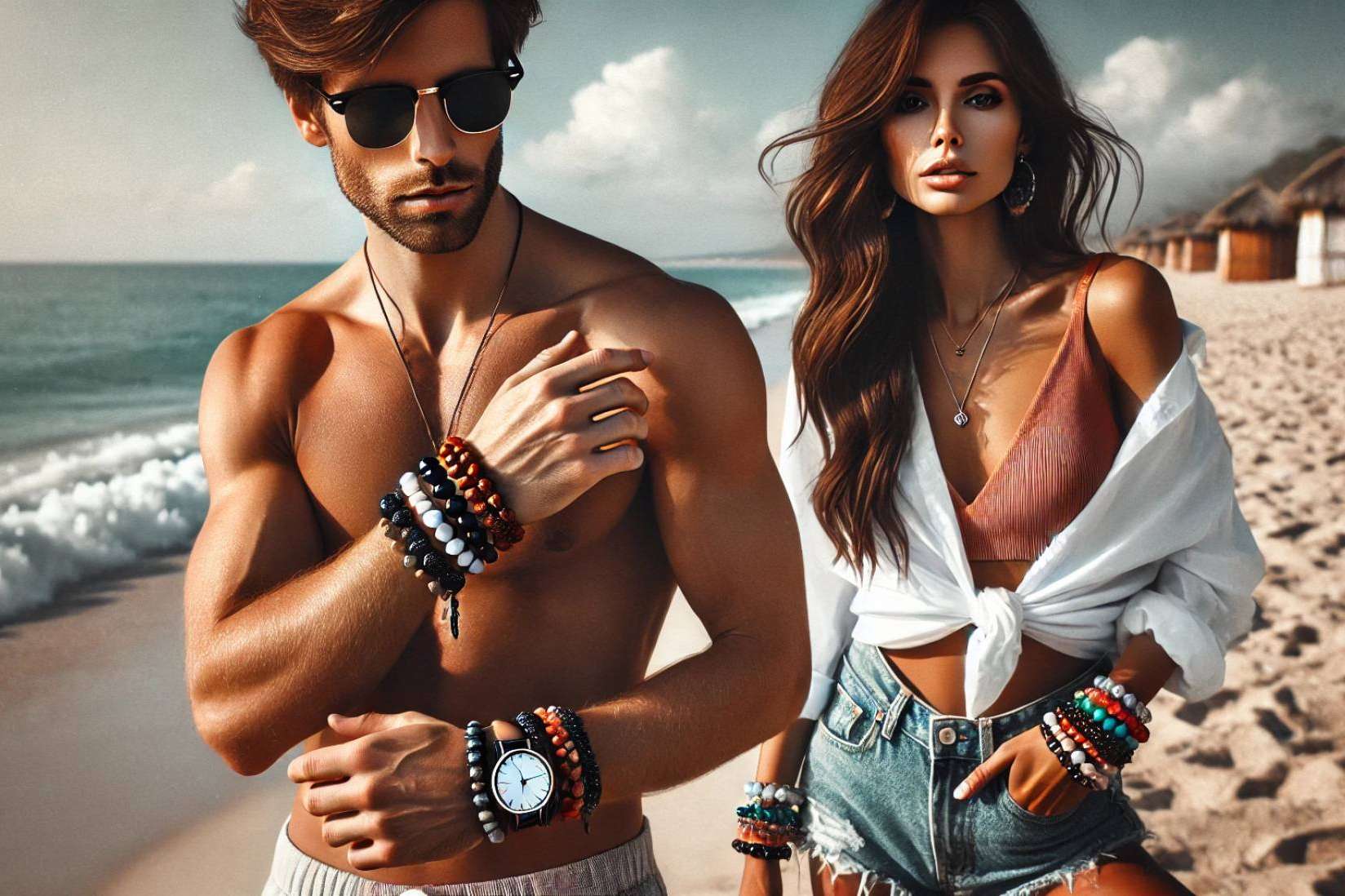Minerales con estilo; pulseras que definen el verano