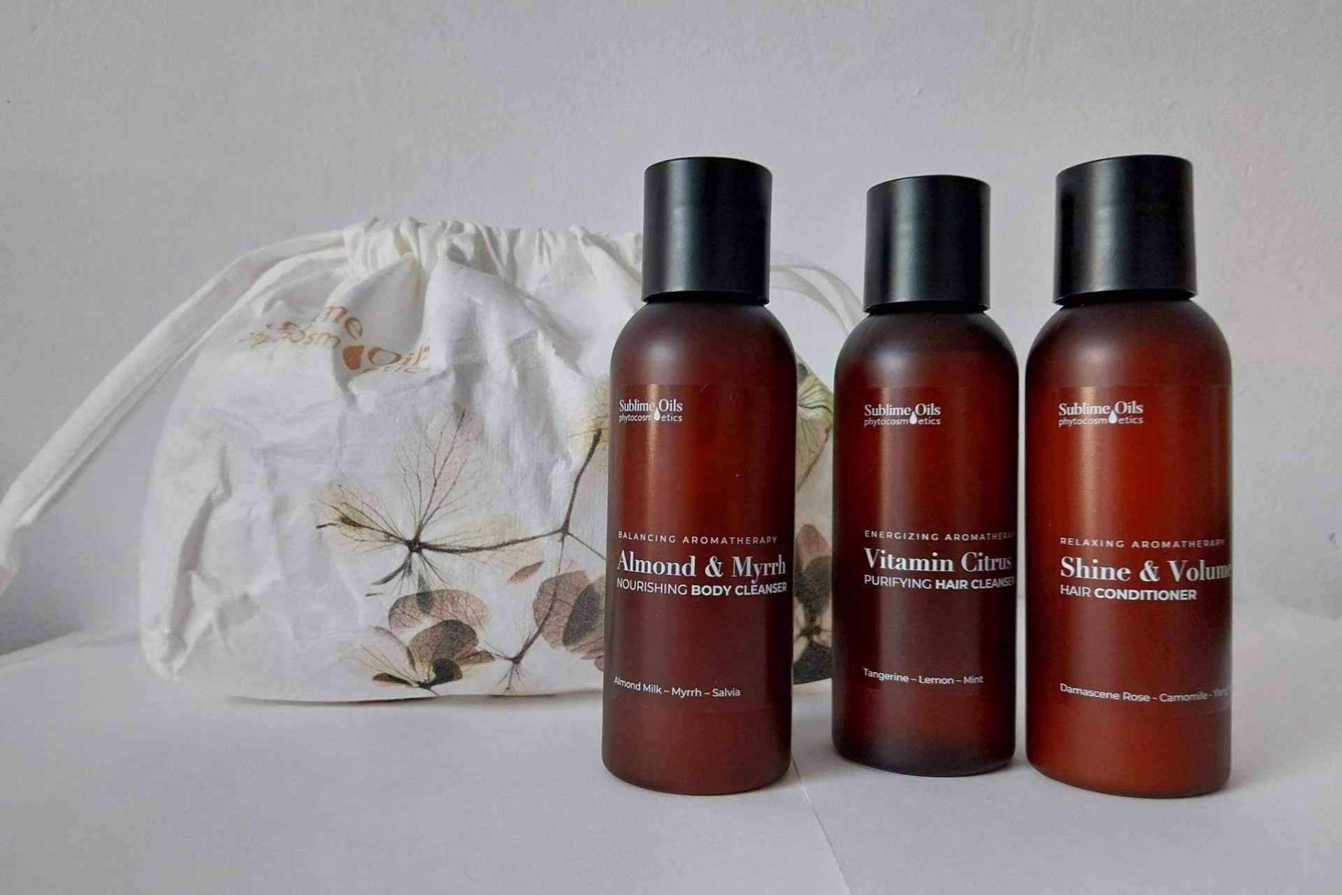 Hair & Body Shower Set, el pack viajero eco-friendly de la marca Sublime Oils