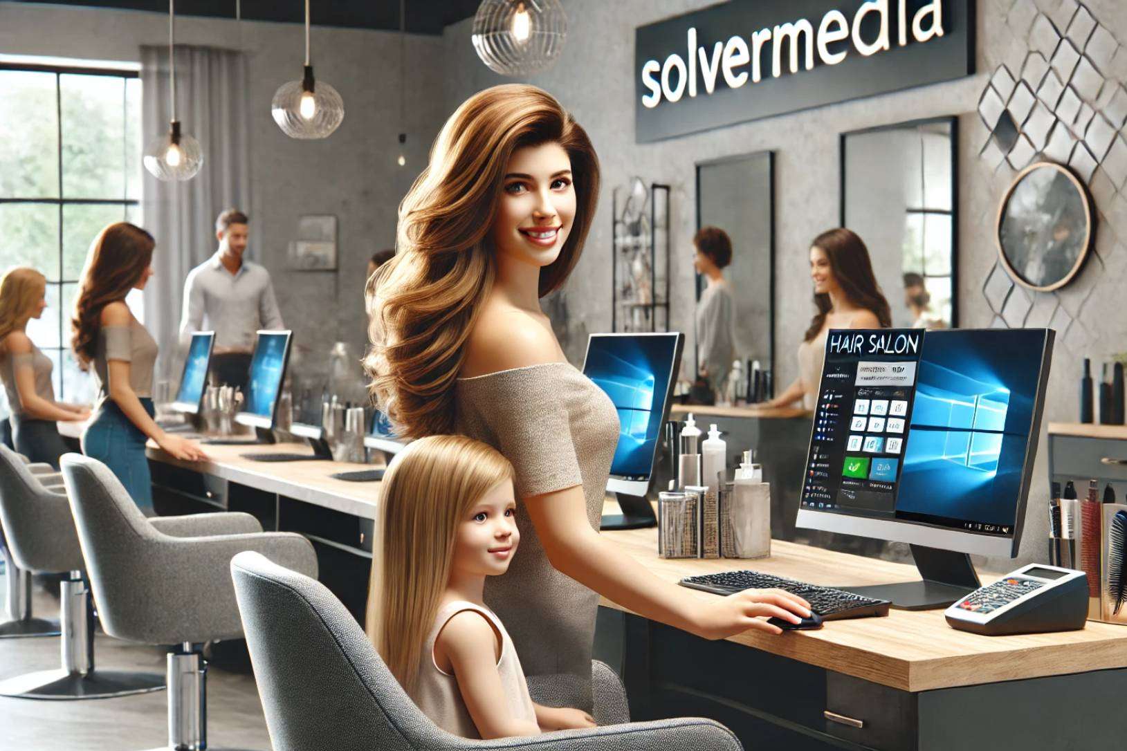 Facturación ágil y completa en peluquerías con el programa TPV de SolverMedia