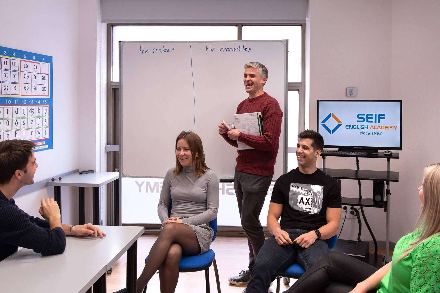 Seif English Academy ofrece cursos intensivos de inglés para adultos en Madrid