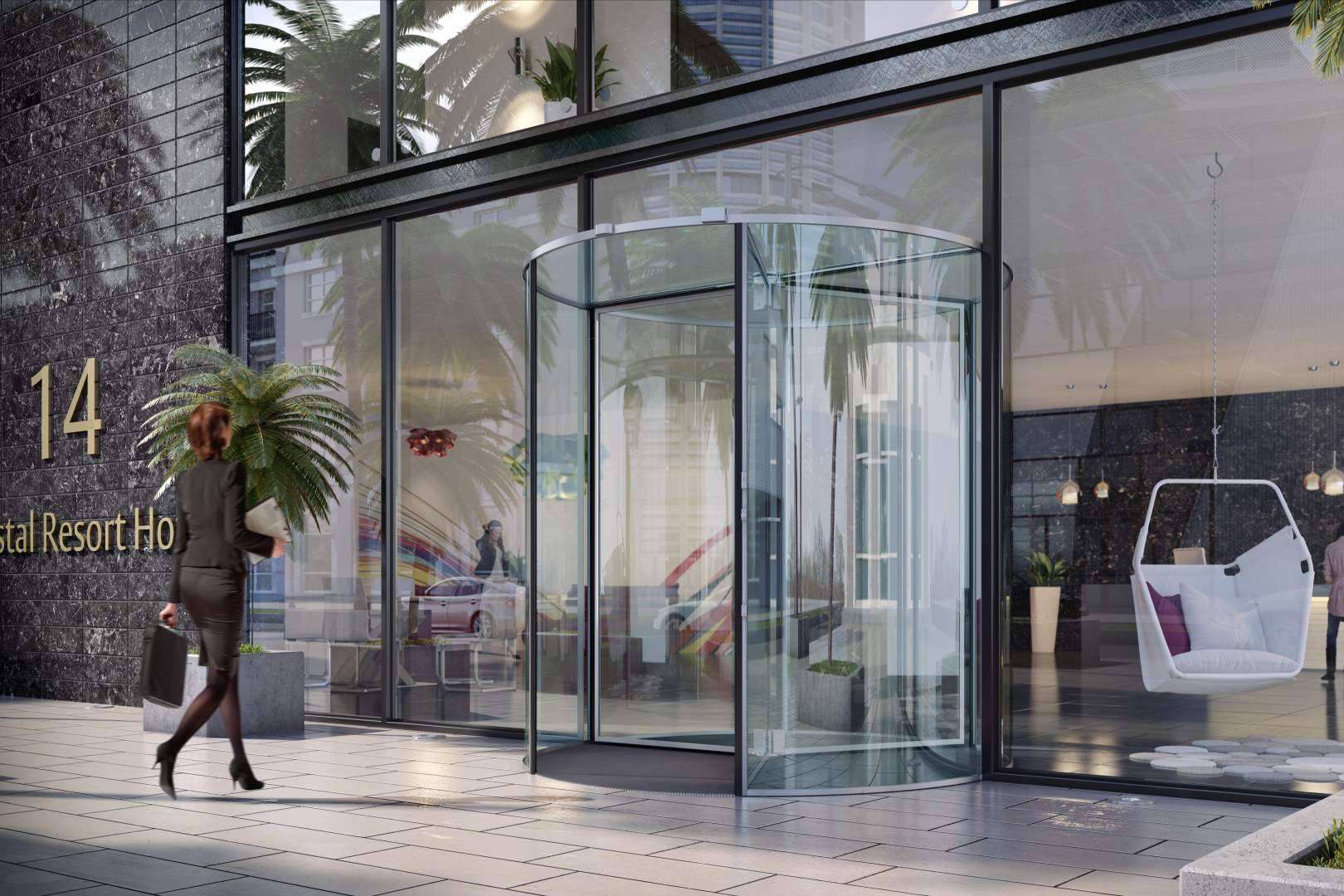 El moderno catálogo de ASSA ABLOY en puertas giratorias automáticas