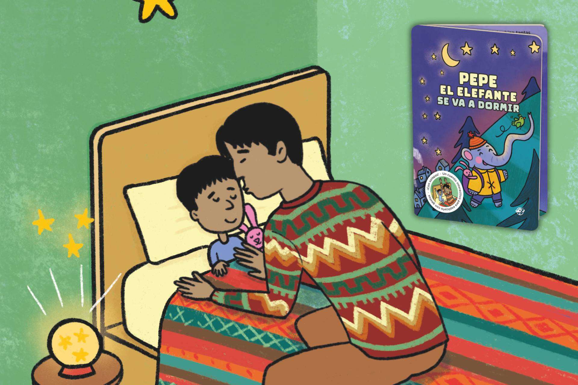 Llega a las librerías 'Pepe el elefante se va a dormir', un nuevo concepto de libro interactivo para niños de 2 a 4 años