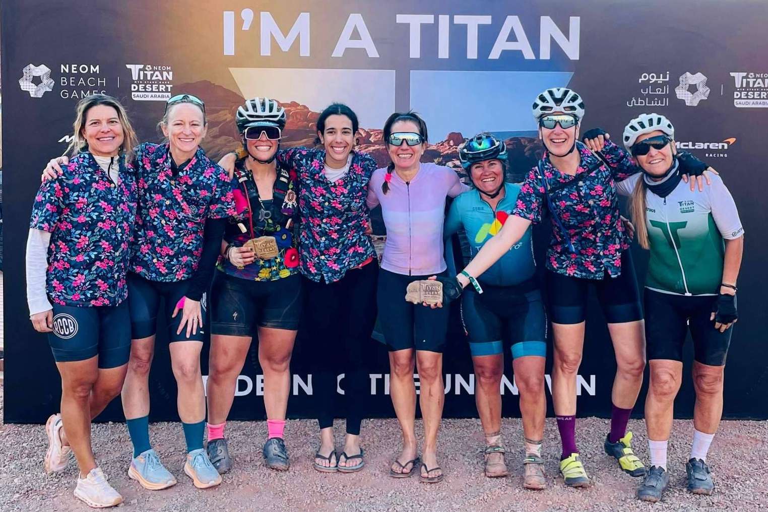 Un equipo de mujeres desafía los límites y reivindica la igualdad en la Neom Titan Saudi Arabia