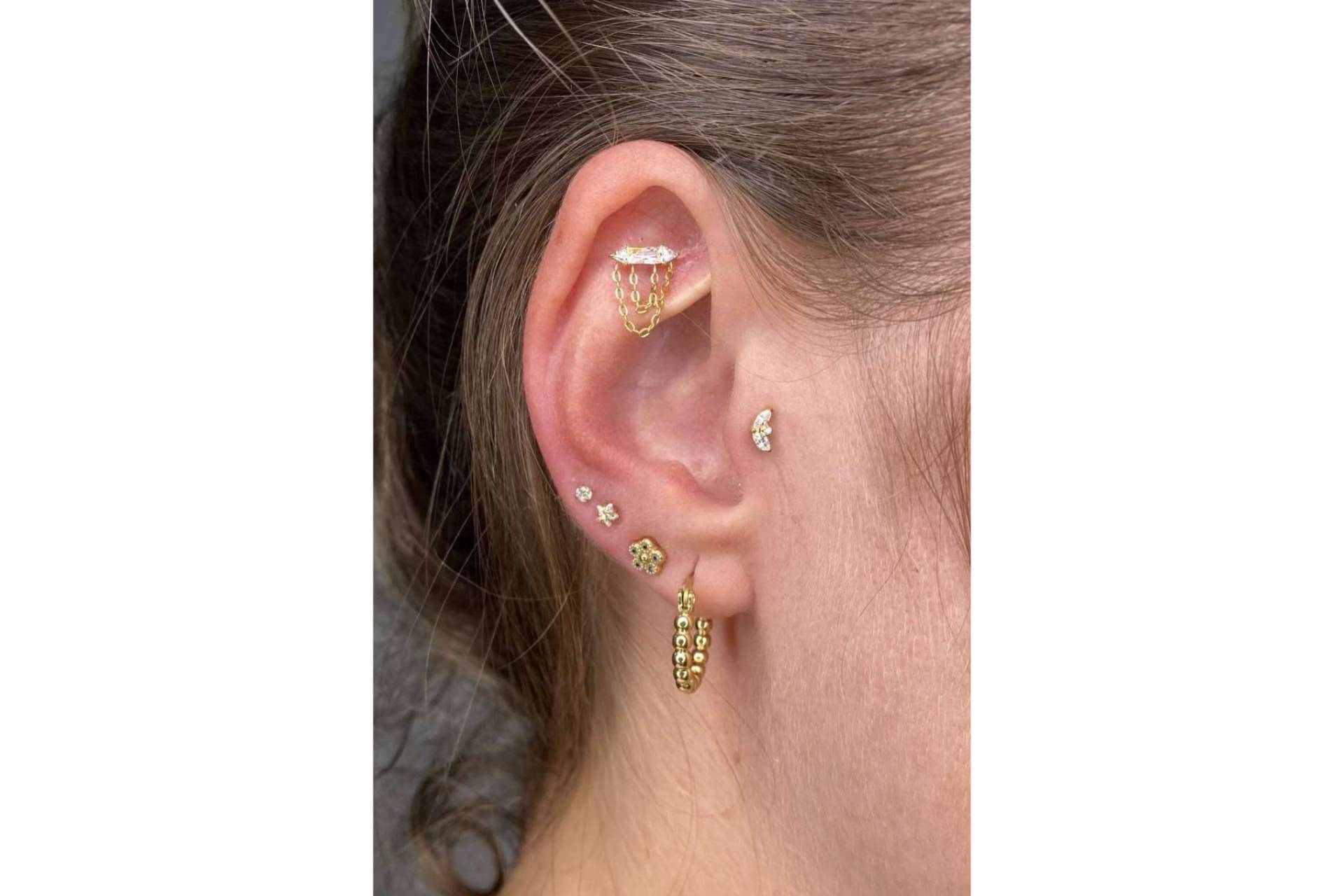 El diseño de orejas con joyitas, la apuesta sofisticada de Ear Petal para realzar cada estilo