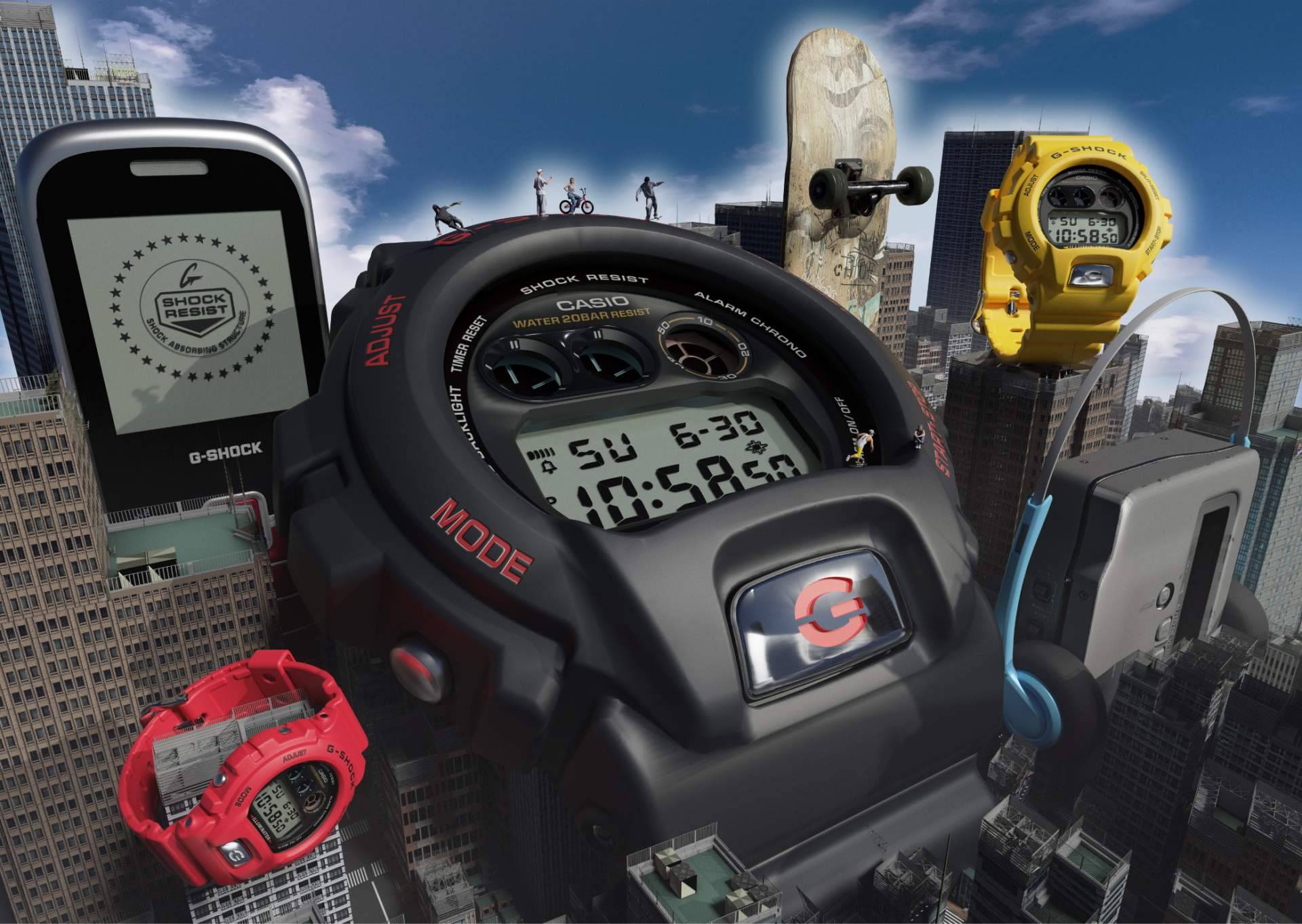 G-SHOCK lanza una colección conmemorativa inspirada en el DW-6900 original
