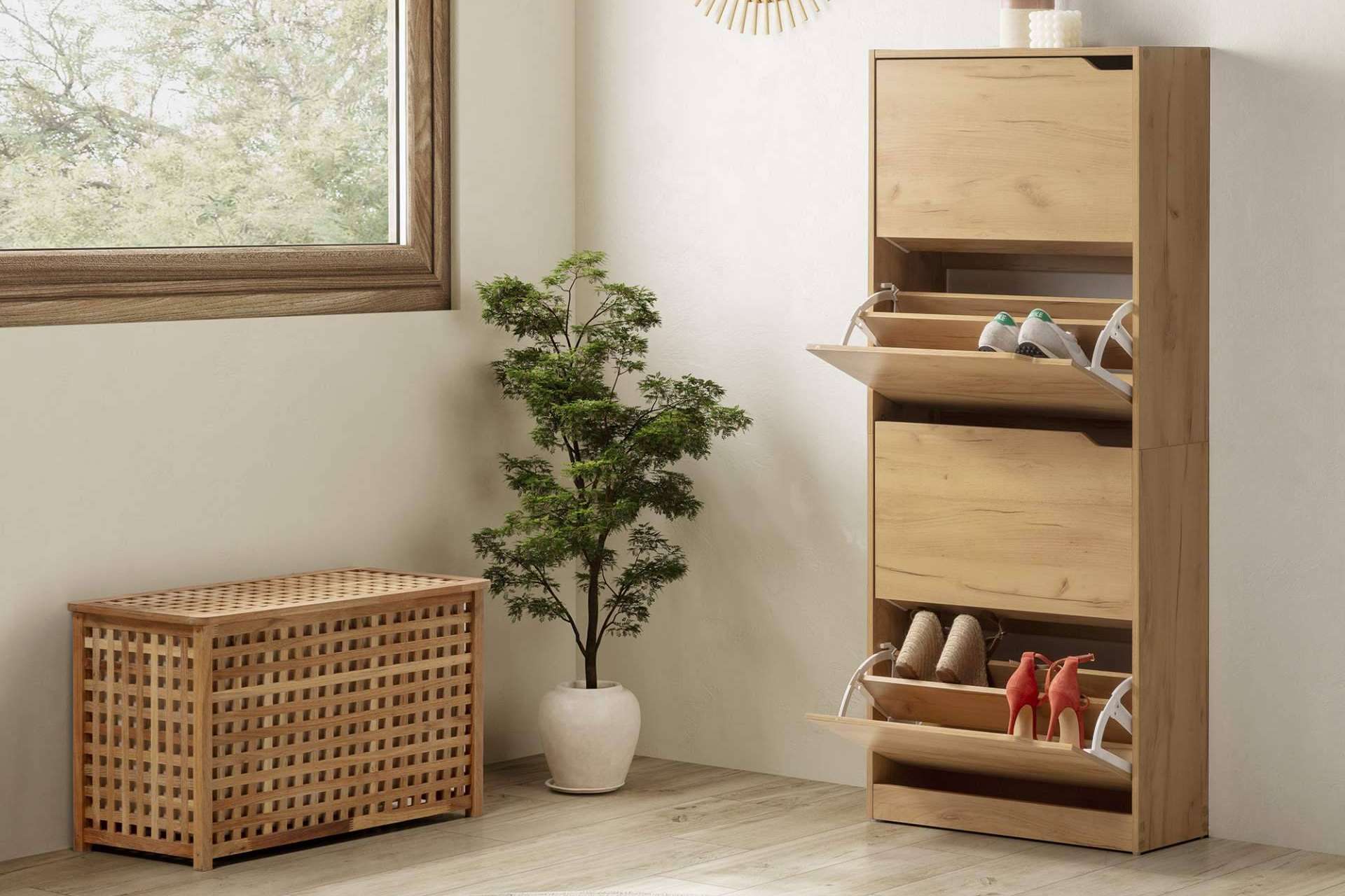 Organización y estilo con muebles zapateros diseñados para cada rincón del hogar