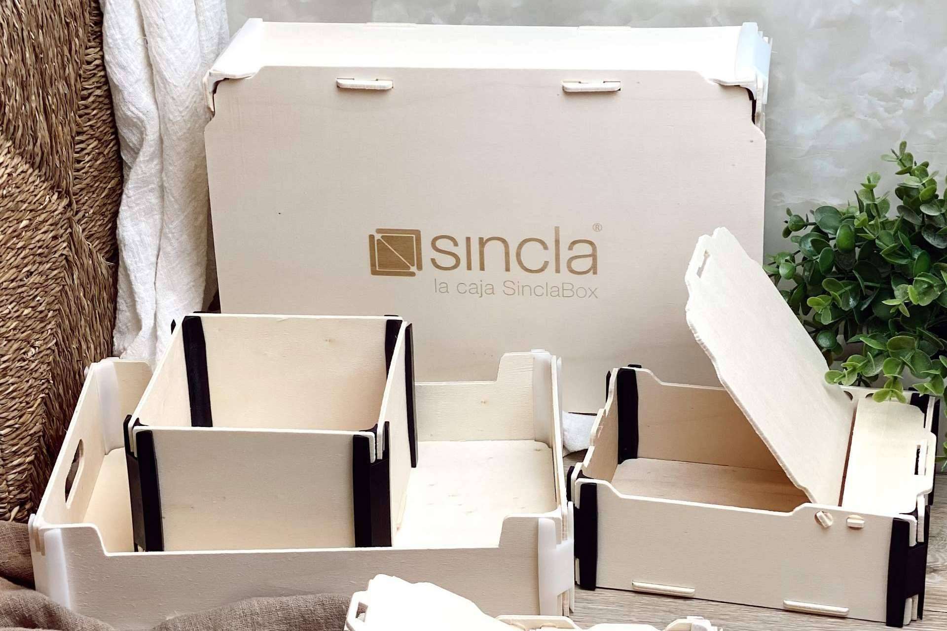 Sincla revoluciona el packaging con cajas de madera automontables personalizadas para e-commerce y eventos