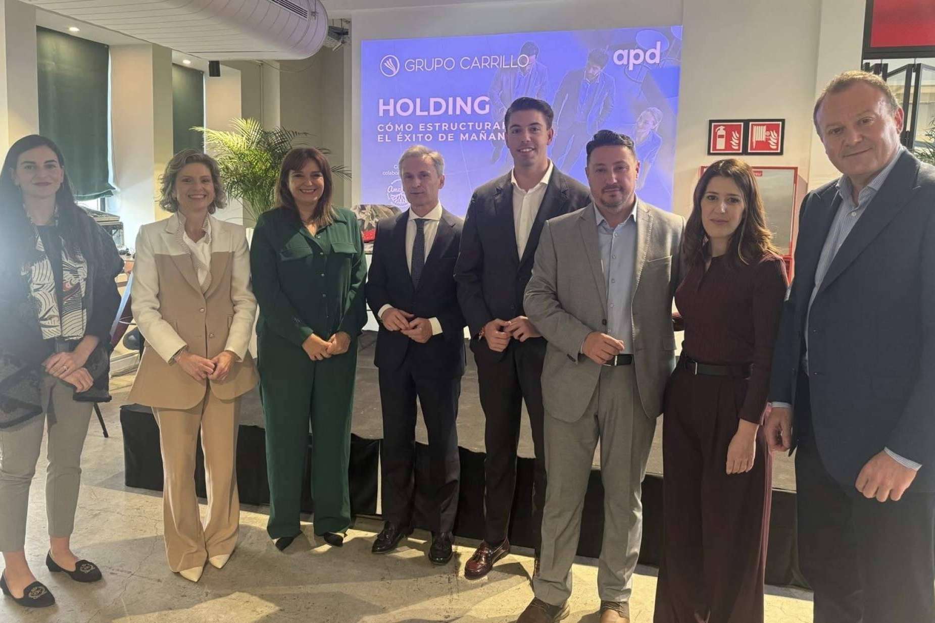 GRUPO CARRILLO y APD en colaboración con AMEFMUR organizaron una interesante jornada sobre; Holding; 'Cómo estructurar hoy el éxito de mañana'