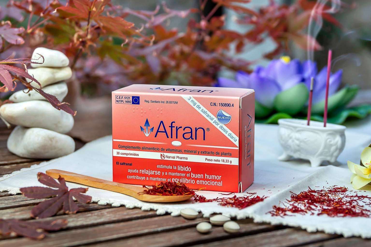 Narval Pharma presenta Afran, una solución natural con azafrán para recuperar el equilibrio en primavera