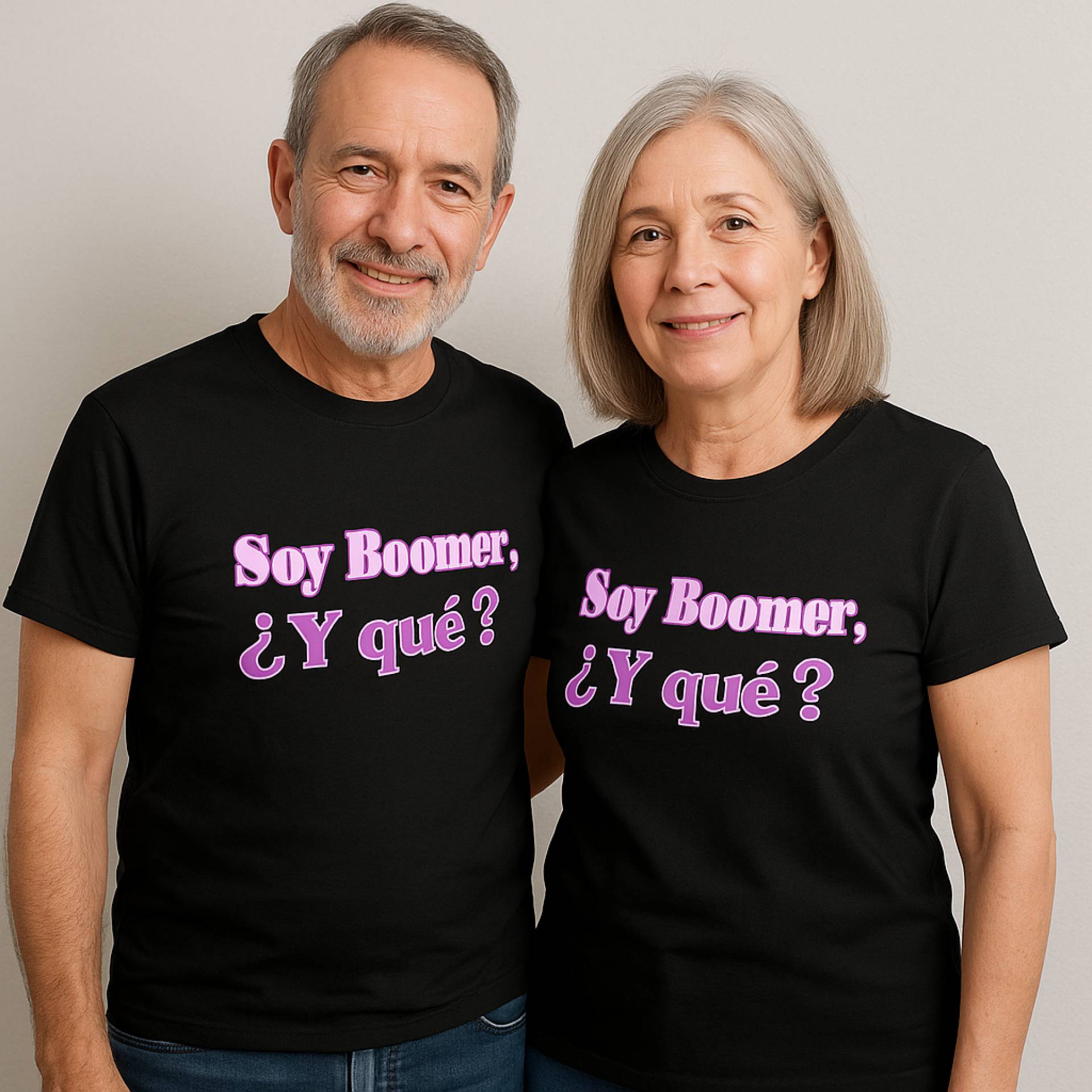 El videopodcast 'Espíritu Boomer' lanza camisetas solidarias en apoyo a las personas mayores que viven solas