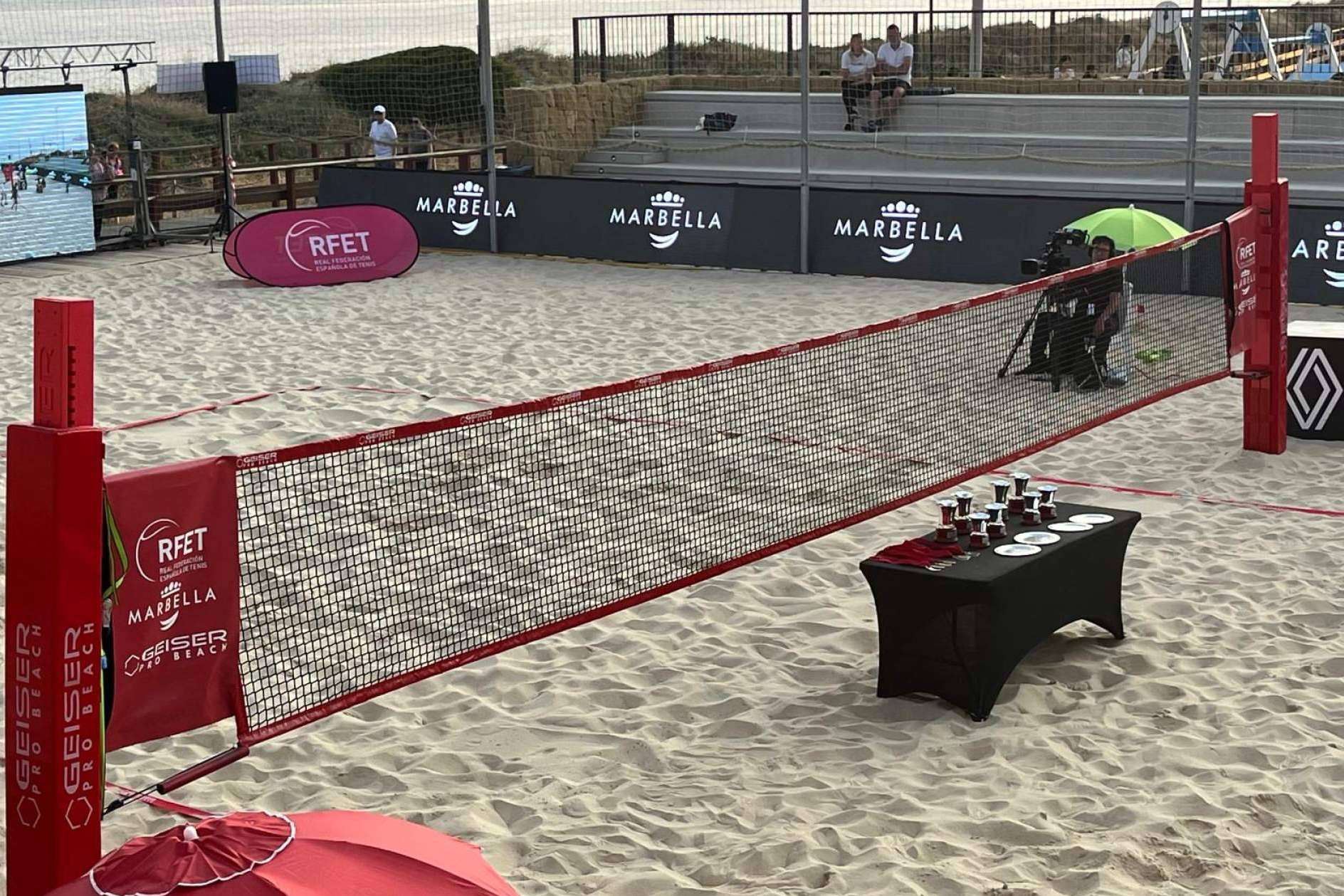 Geiser Pro Beach con su modelo TOTEM PRO XL elegido para la final del Campeonato de España de Tenis Playa