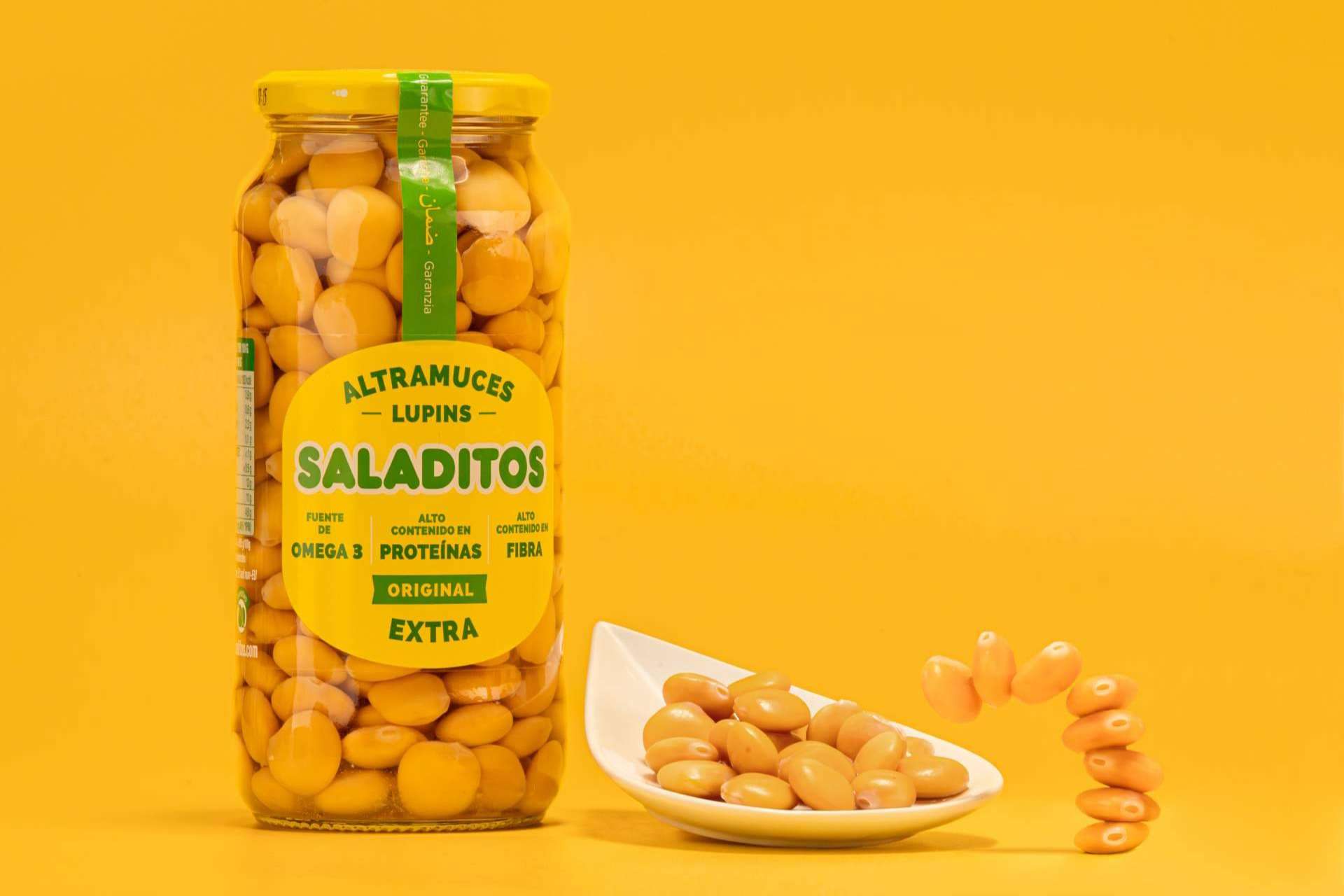 Los altramuces de Saladitos ganan protagonismo como snacks saludables de legumbres en España y el mundo