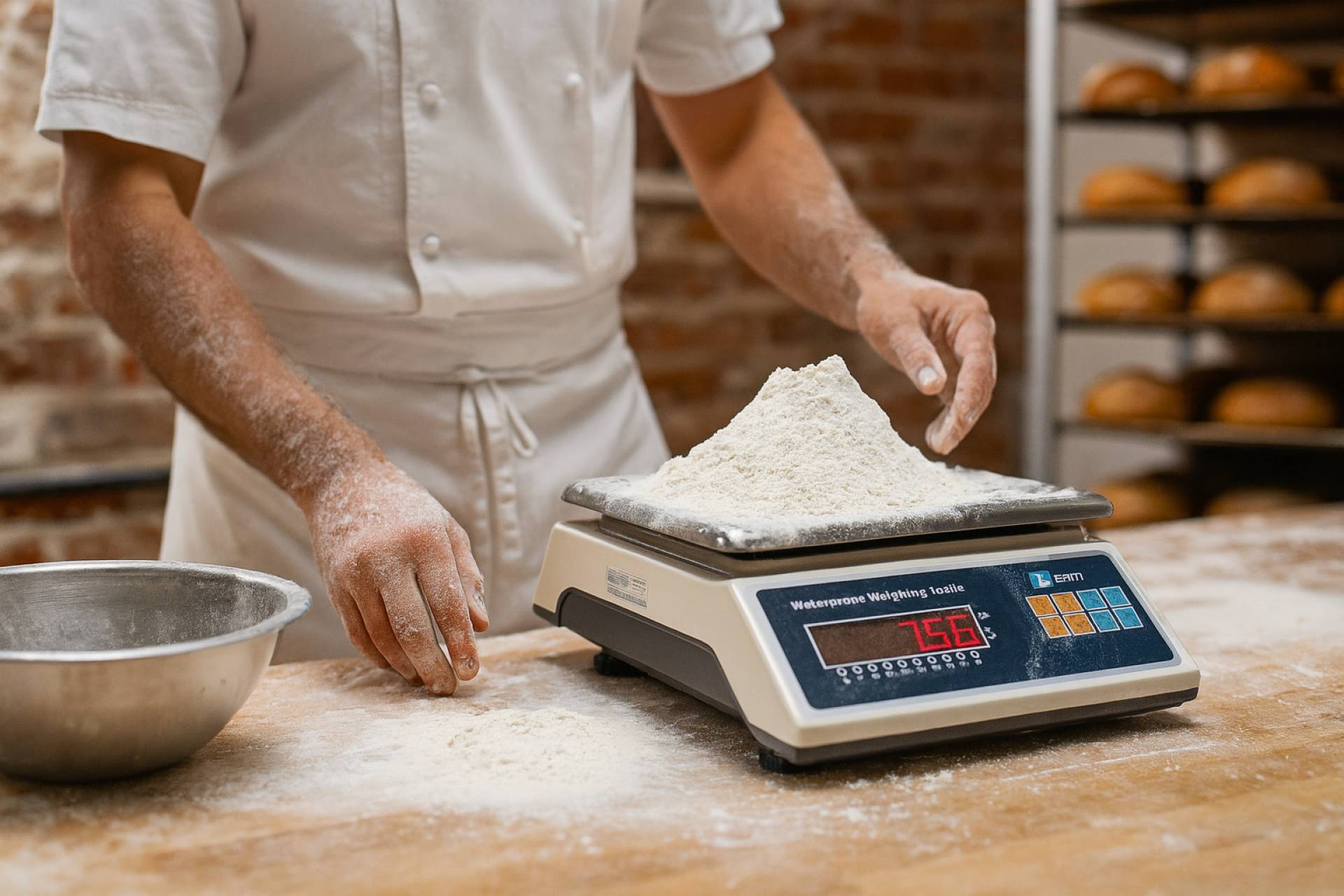 Recetas uniformes y rentabilidad asegurada gracias al pesaje preciso en panaderías