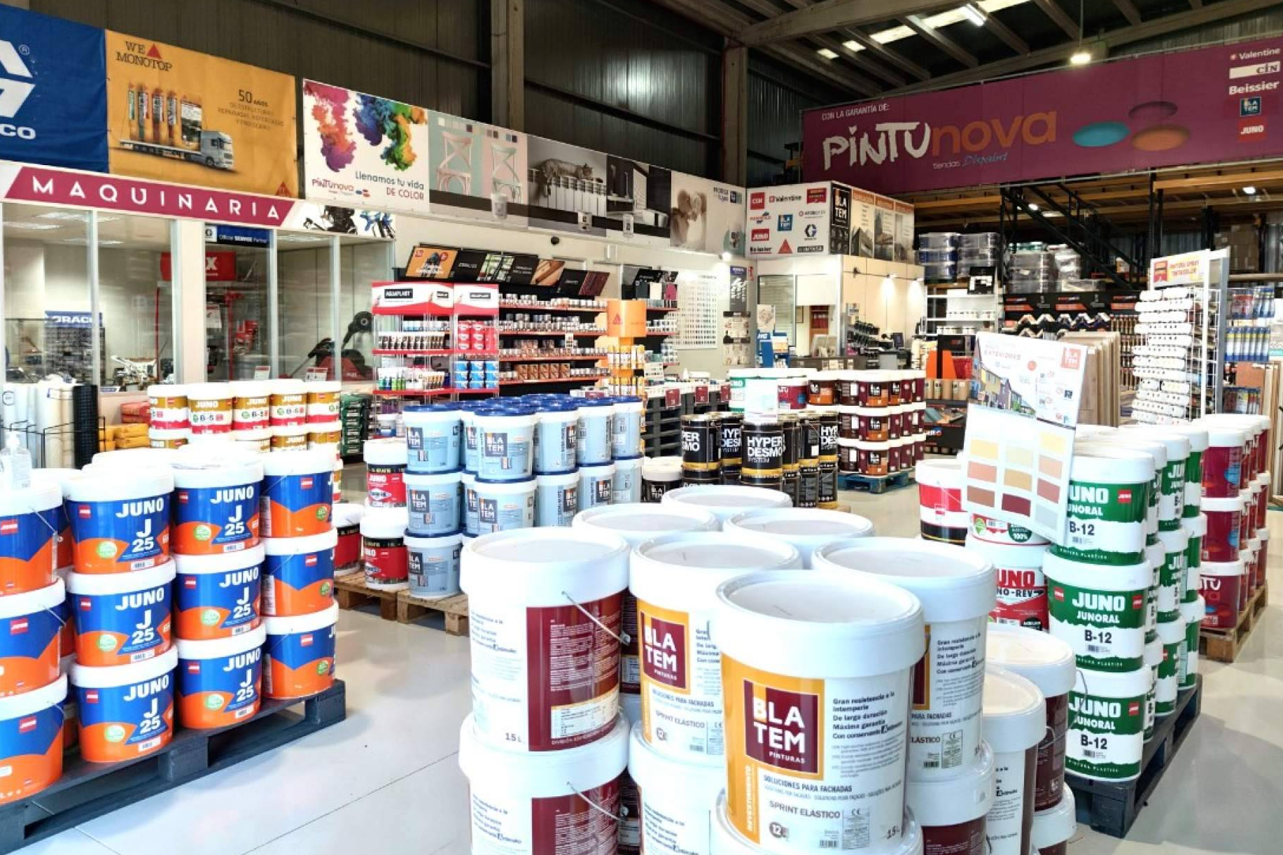 Pintunova refuerza su liderazgo en Galicia y abre su tienda de pinturas online con marcas reconocidas