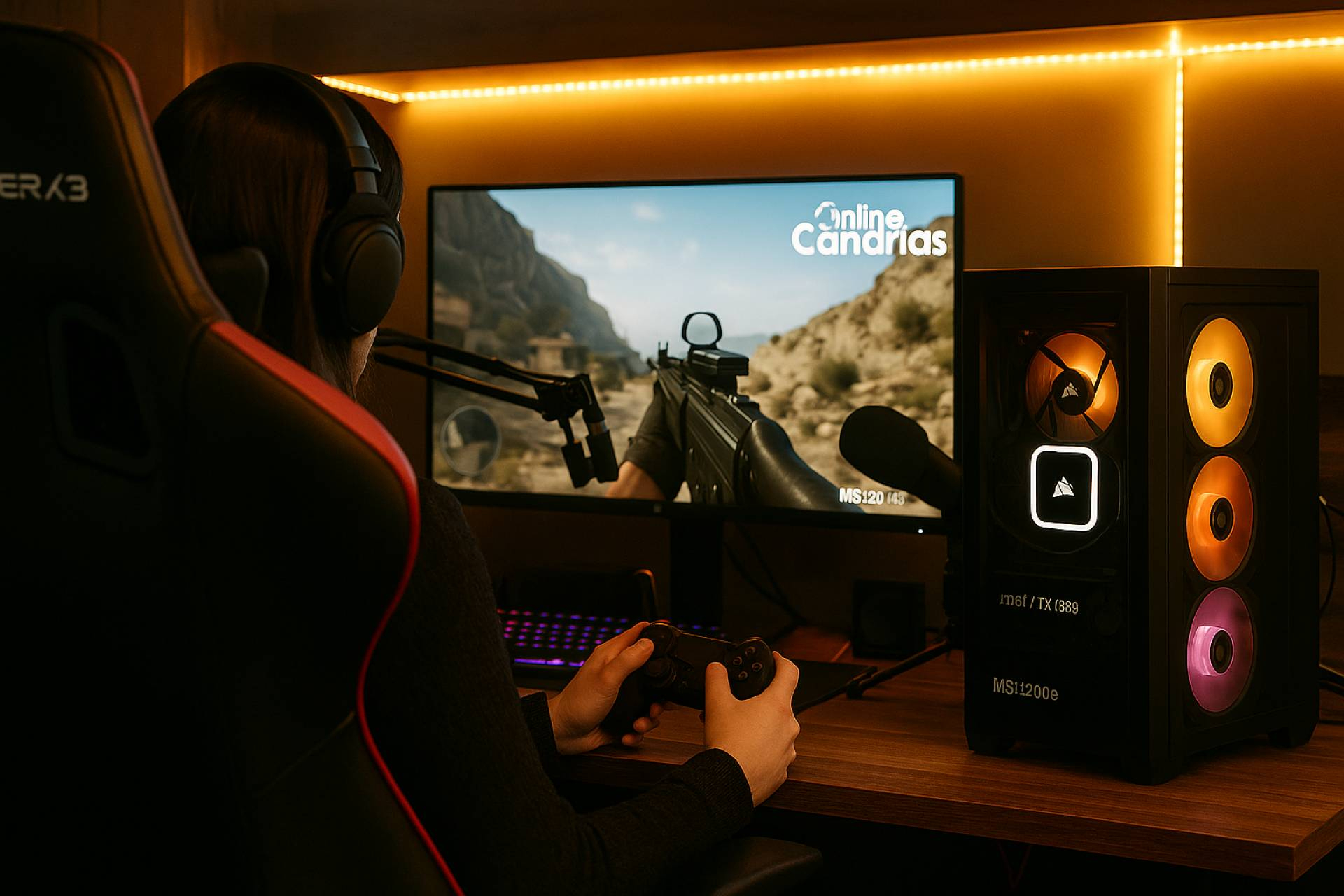 Colaboración entre Nate Gentile y Online Canarias para facilitar el acceso a PC gaming en las islas