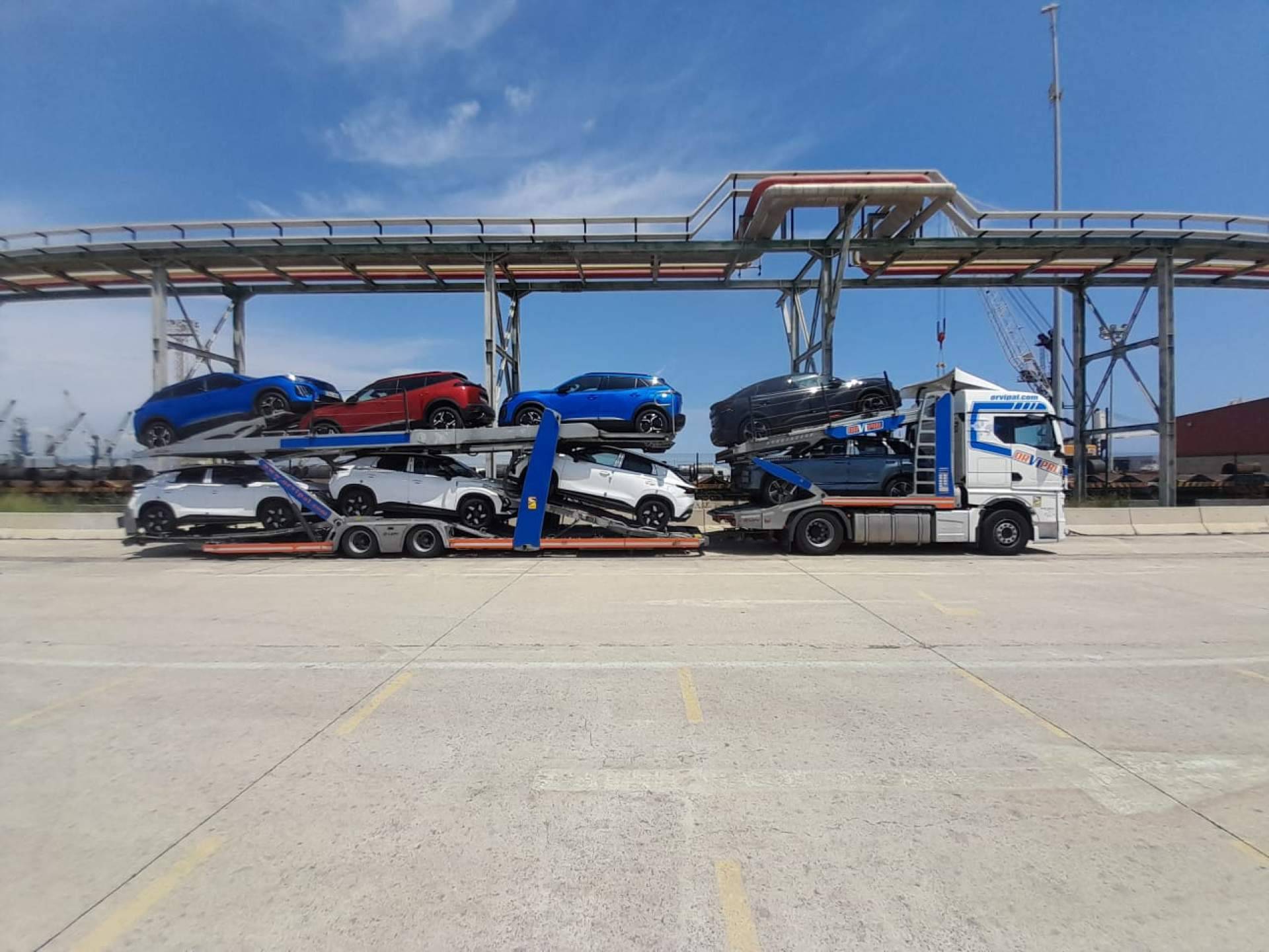 Transporte de vehículos; cobertura europea con flota Euro 6