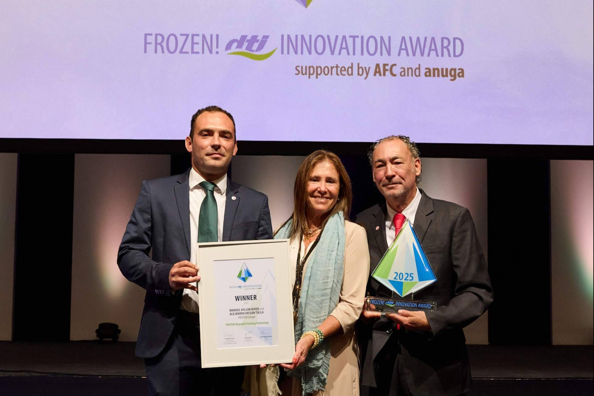 Proton Europe SL gana el Premio a la Innovación FROZEN! dti 2025