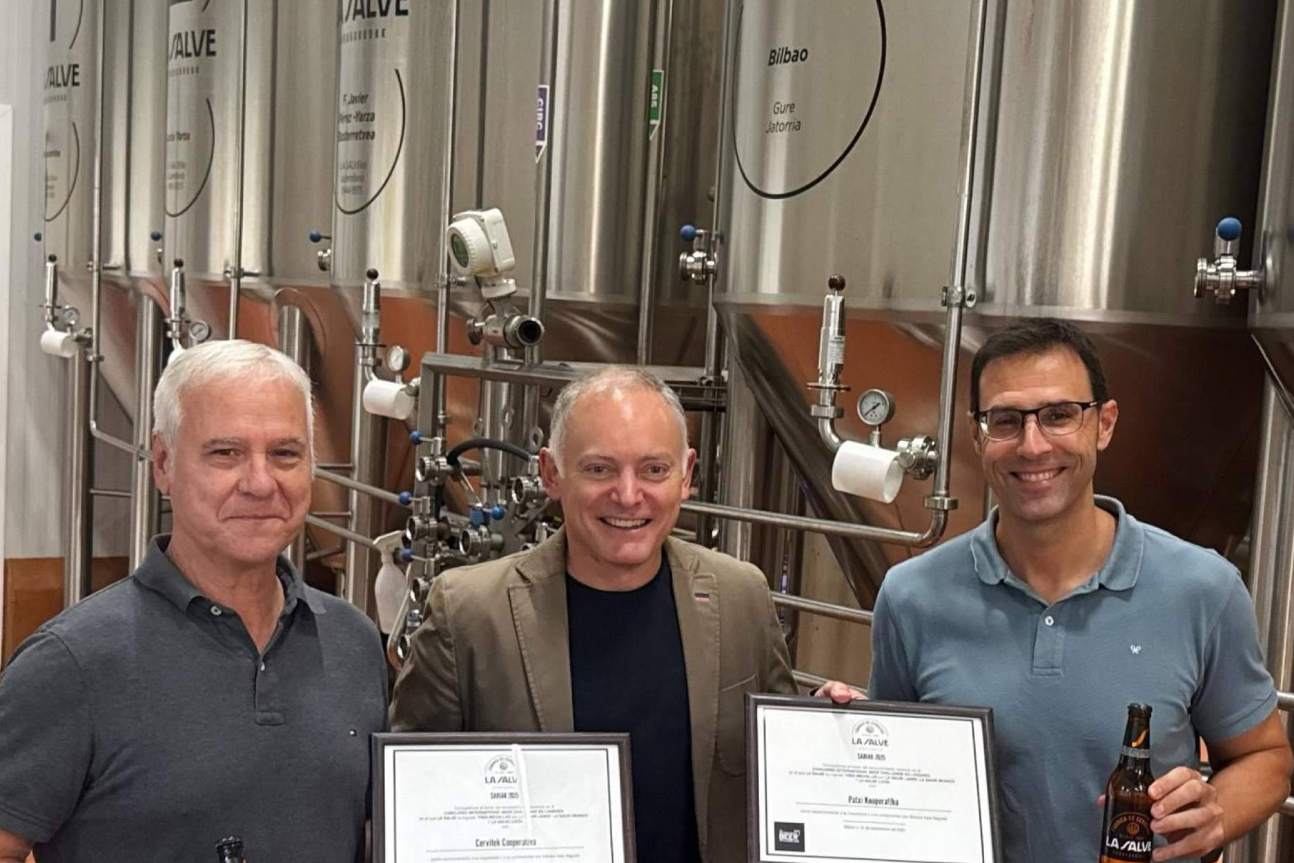 LA SALVE Bilbao logra tres medallas en el International Beer Challenge 2025