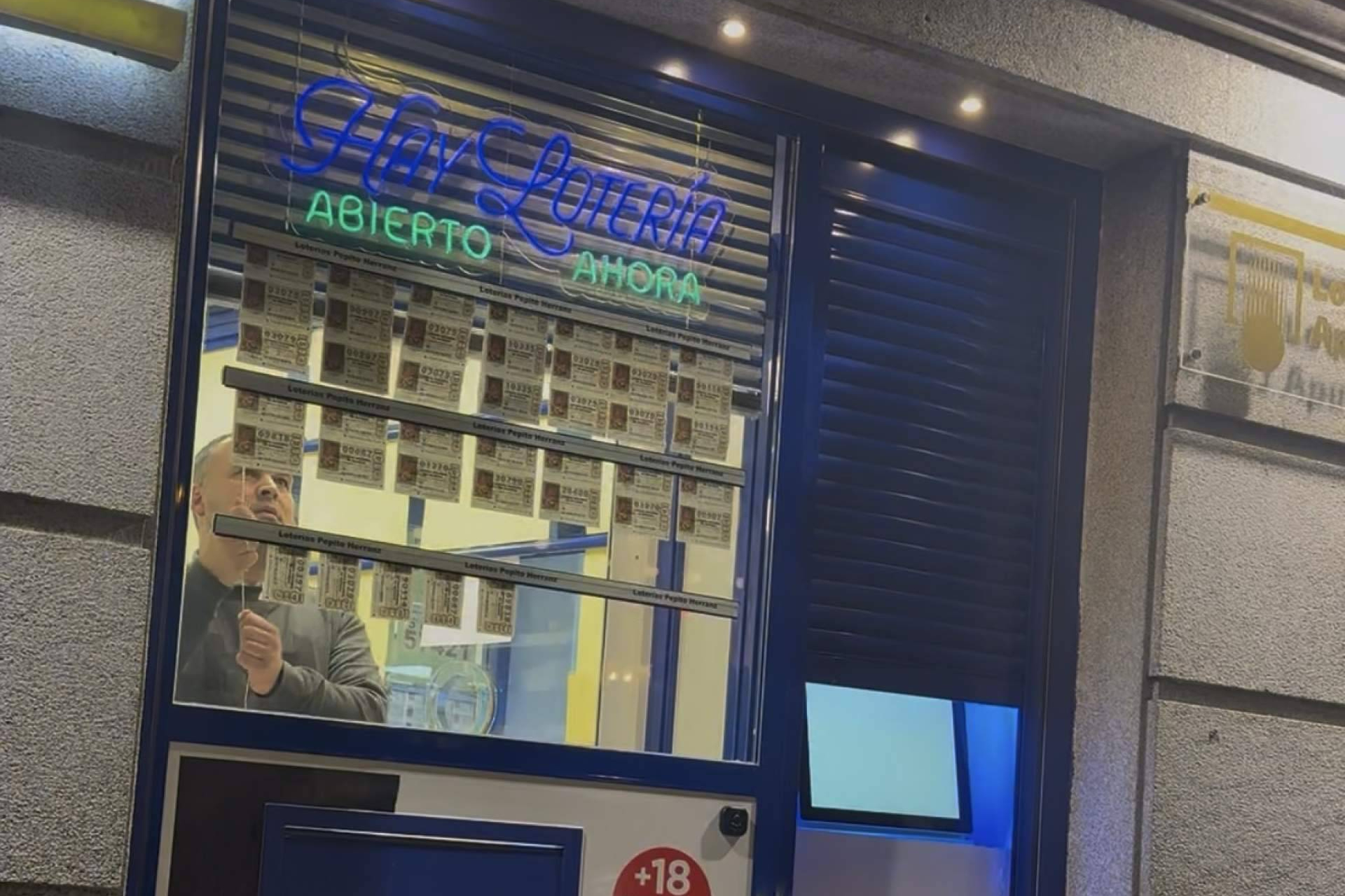 Pepito Herranz abre sin descanso el fin de semana previo al Sorteo de Navidad