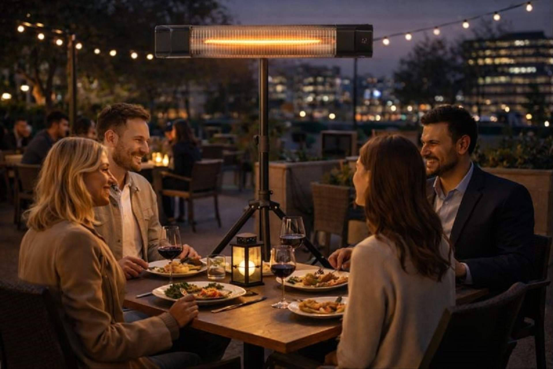 Bastilipo amplía su oferta con Prometeo, calefacción profesional para terrazas en hoteles y restauración