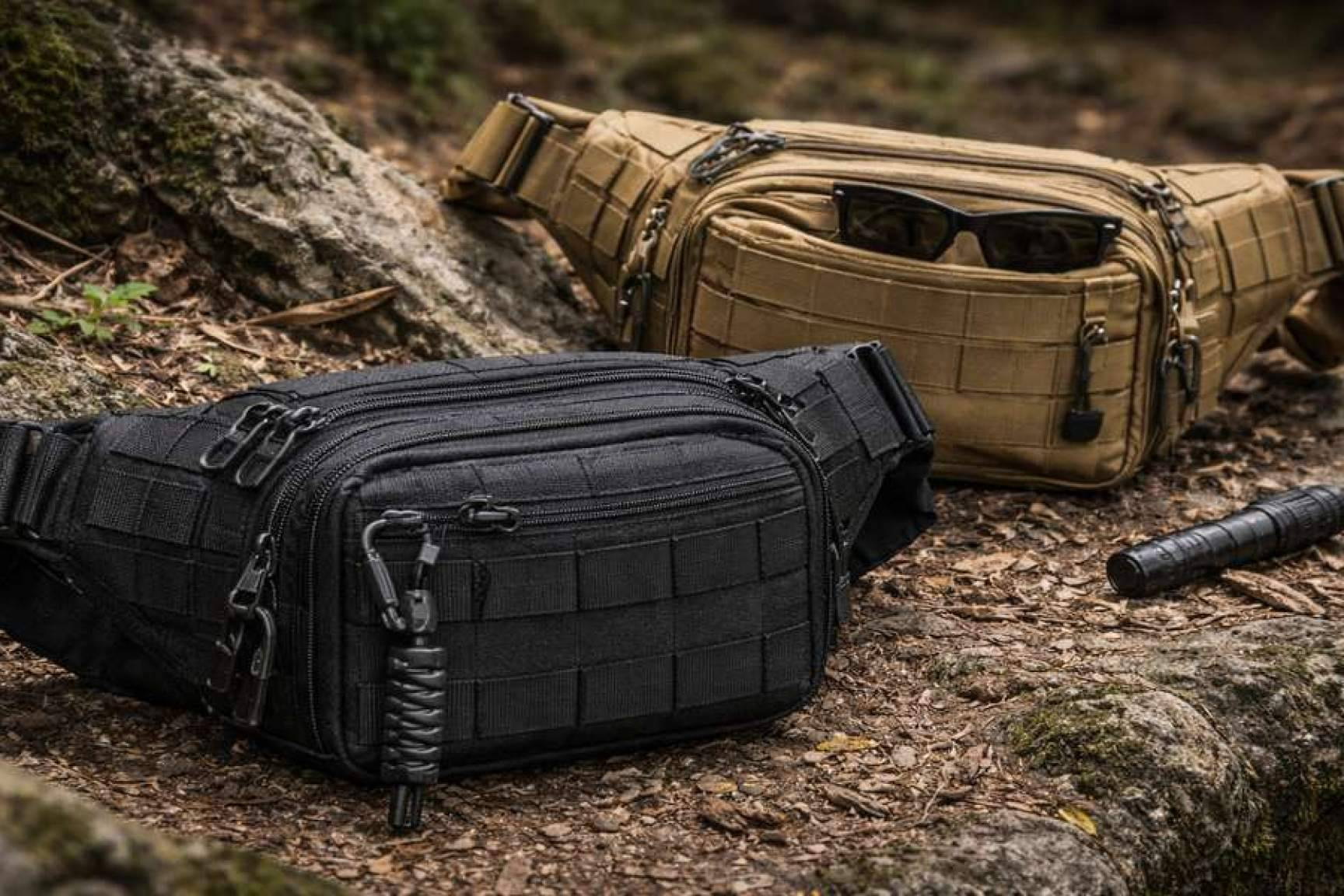 Mochilas y riñoneras tácticas; unas de las mejores opciones de transporte para profesionales de la seguridad